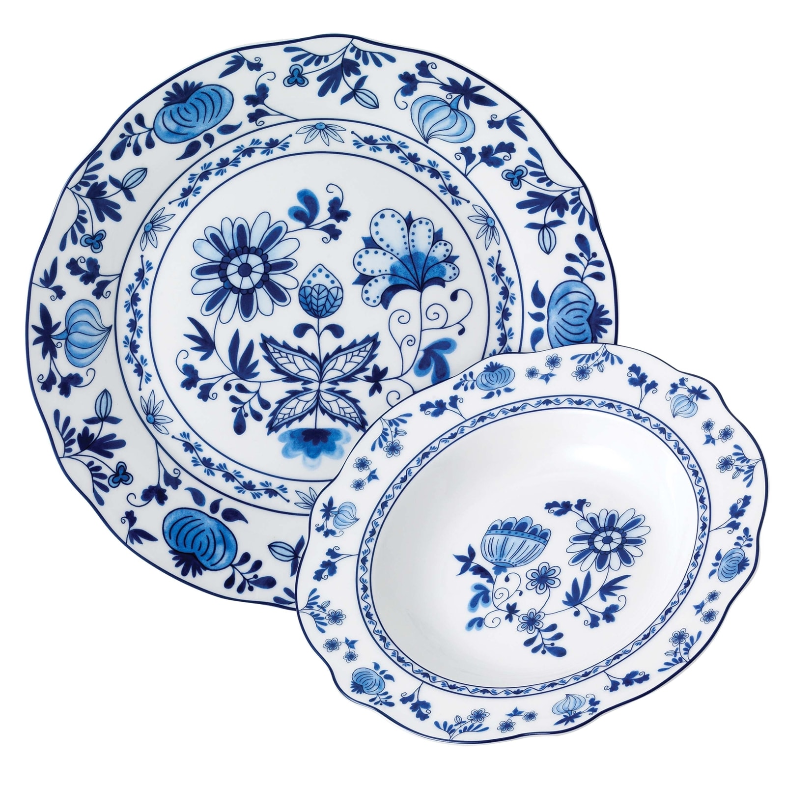 HTI-Living Tafelservice 12-tlg. Zwiebelmuster - Bild 1