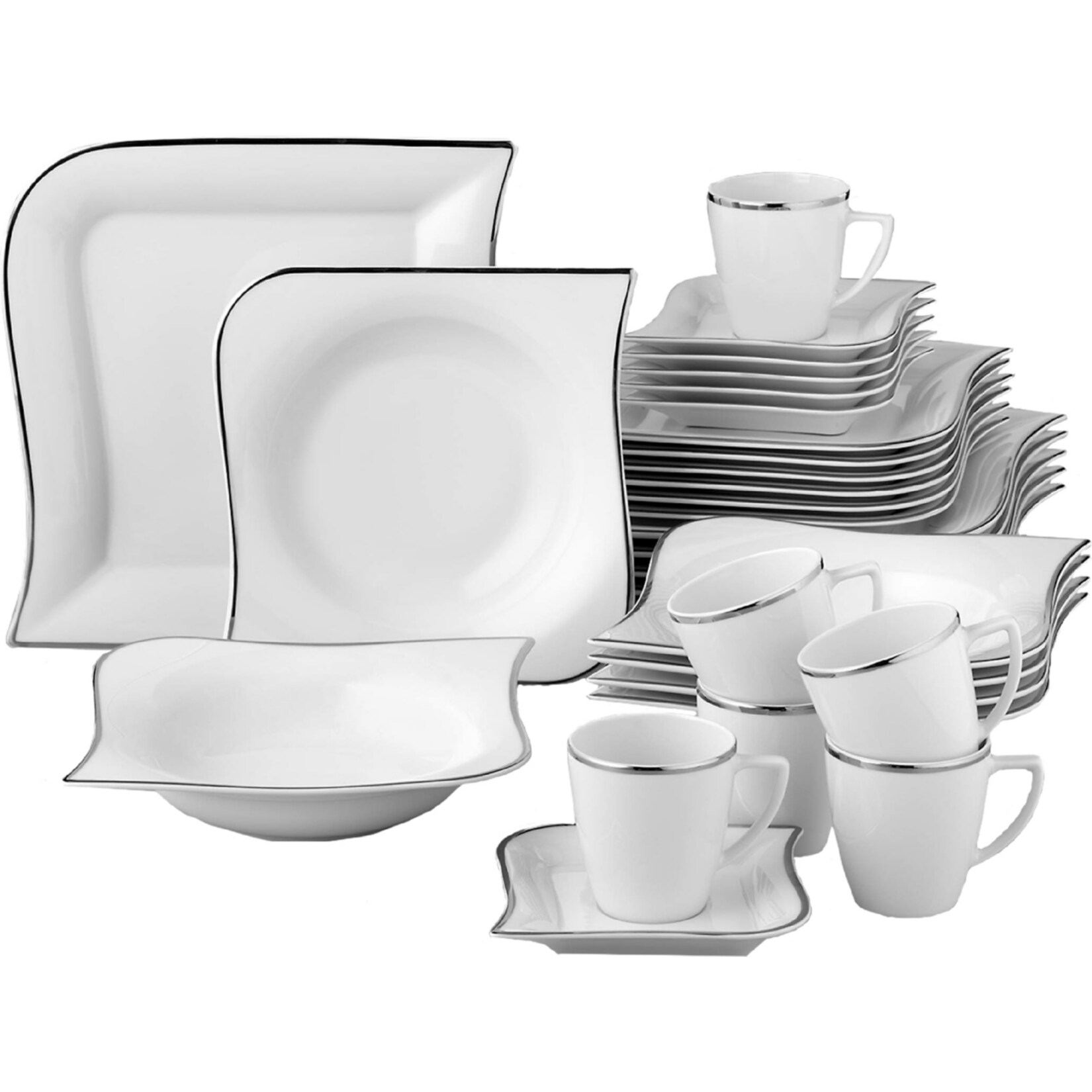 HTI-Living Tafelservice 30-tlg. Silverline - Bild 1