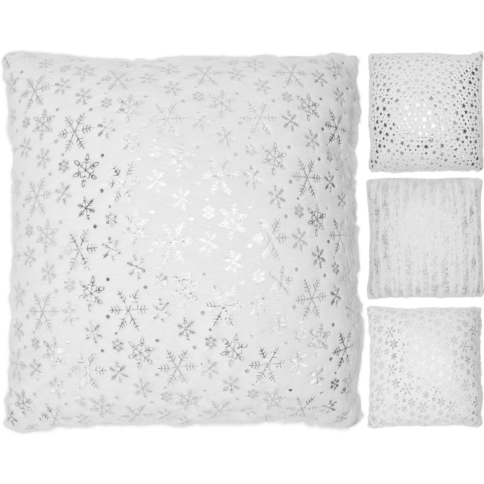 HTI-Living Kissen mit silbernen Motiven - Bild 1