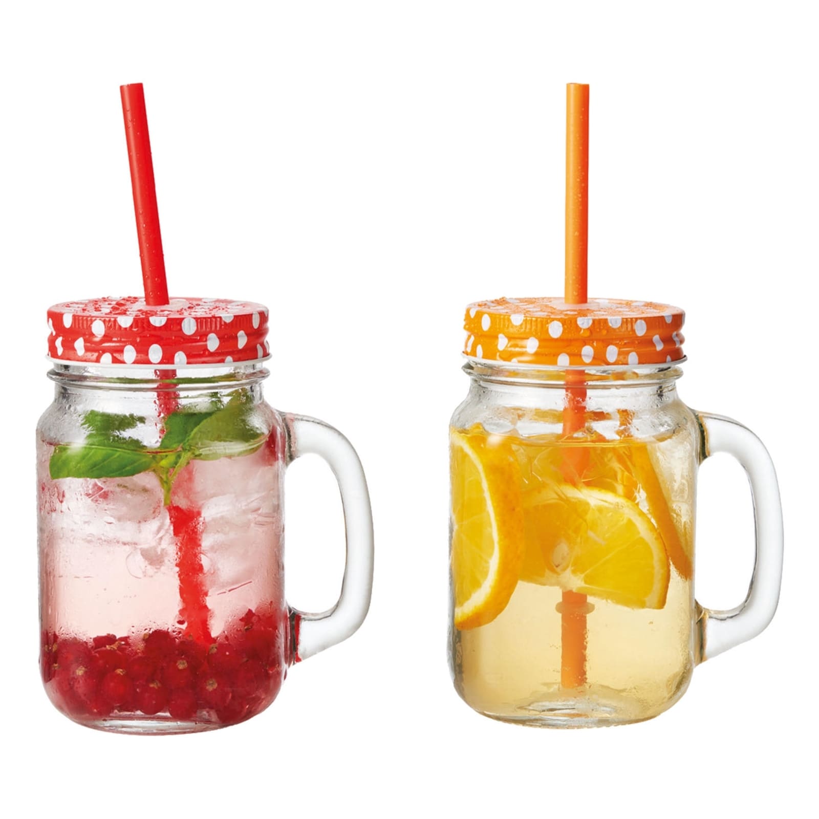 Montana Becher 2er Set Rot Orange aus der Serie go - Bild 1