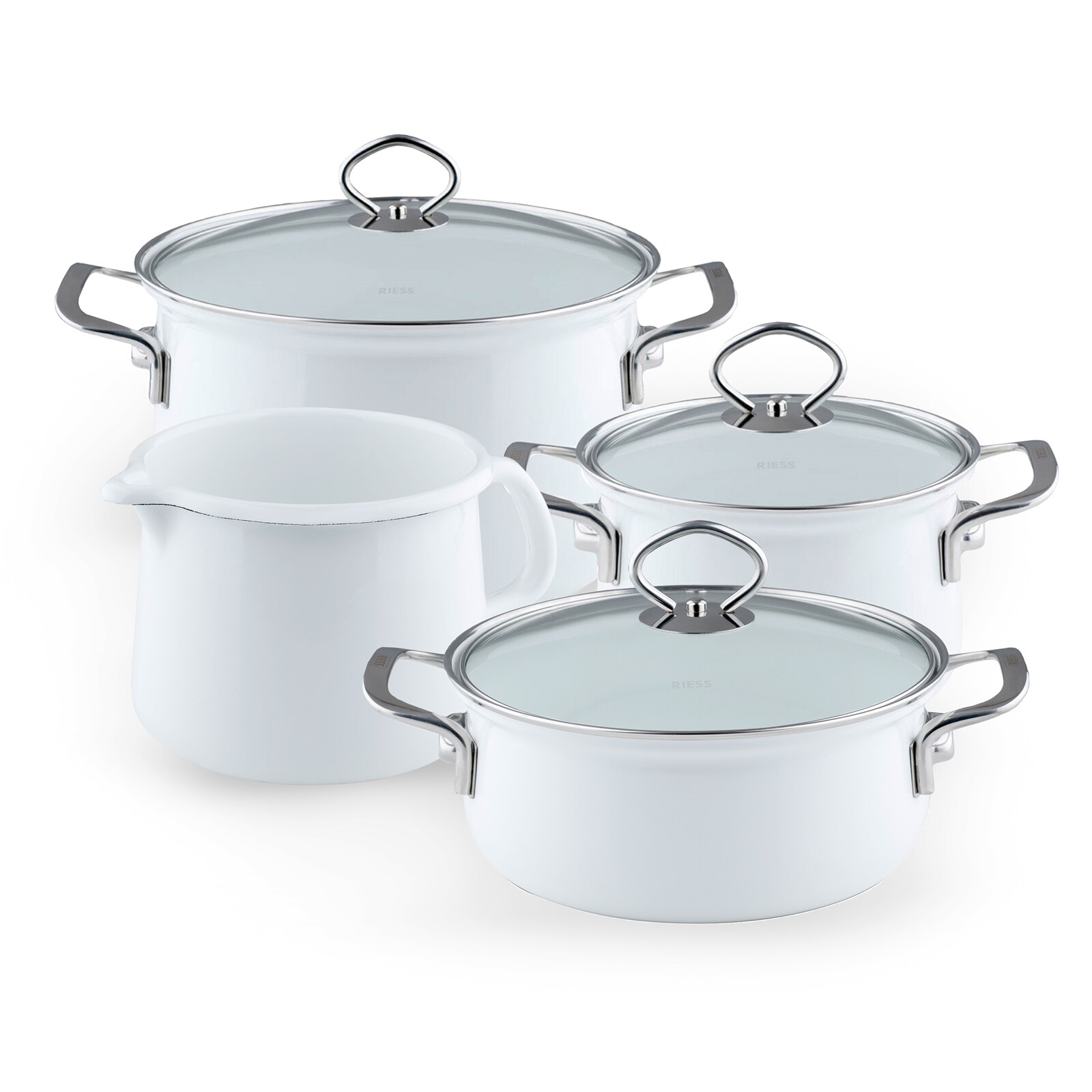 Riess Familienset 5-teilig, TopfsetTopfset 5-teilig ARTICWEISS - Bild 1
