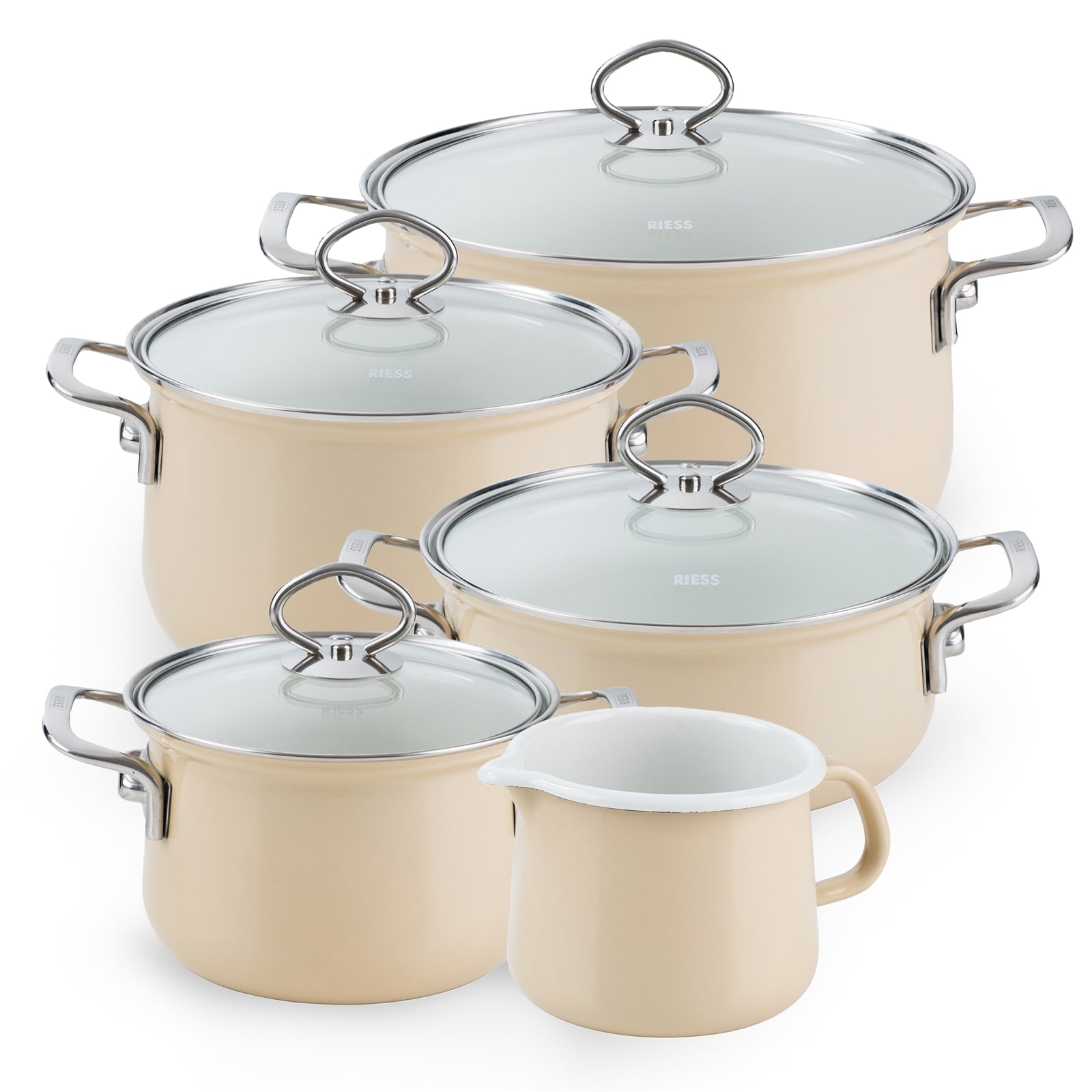 Riess Topfset Sparset 5-teilig CAPPUCCINO - Bild 1