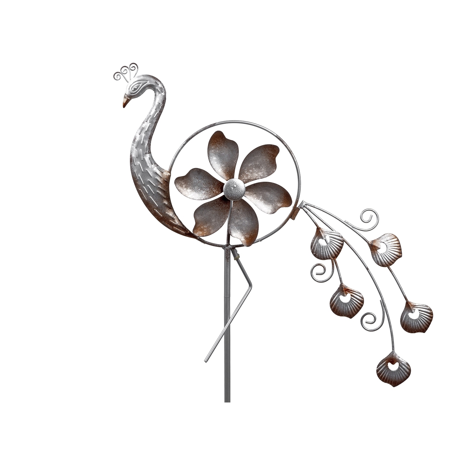 formano Gartenstecker Landhaus Pfau mit Windrad - Bild 1