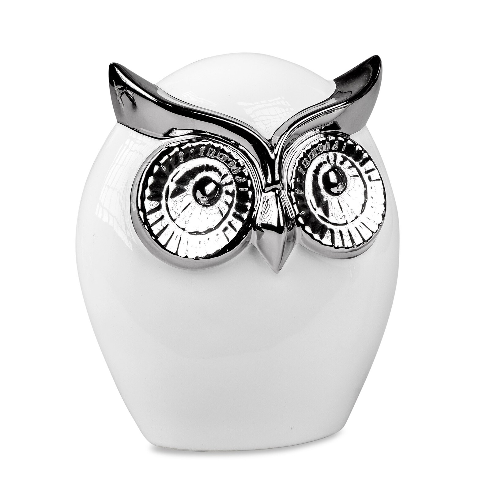 formano Deko-Eule wei&szlig;-silber - Bild 1