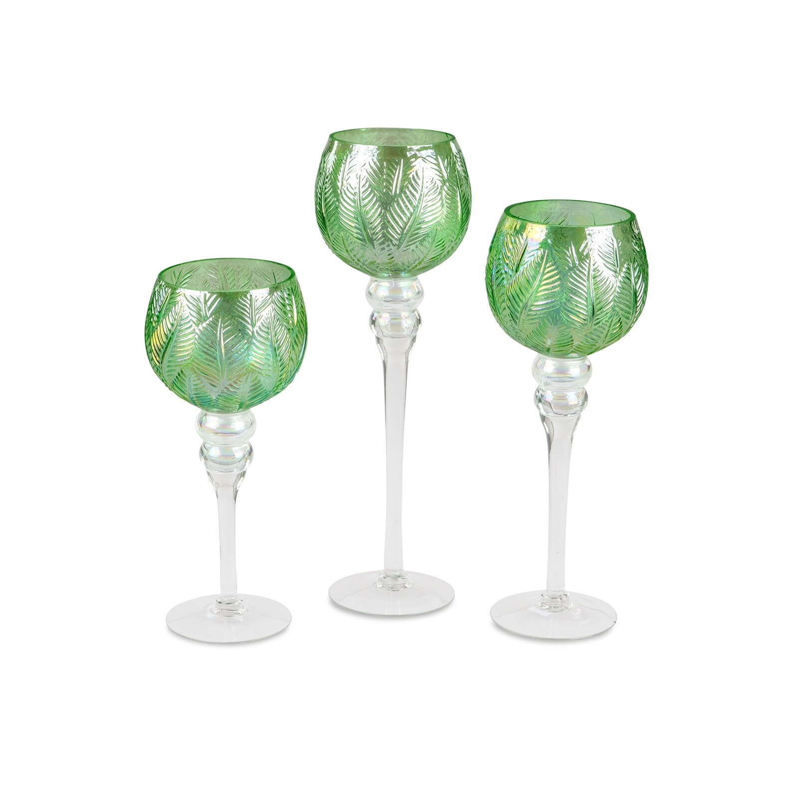 formano 3er Set Windlicht Sommerzeit-gr&uuml;n - Bild 1