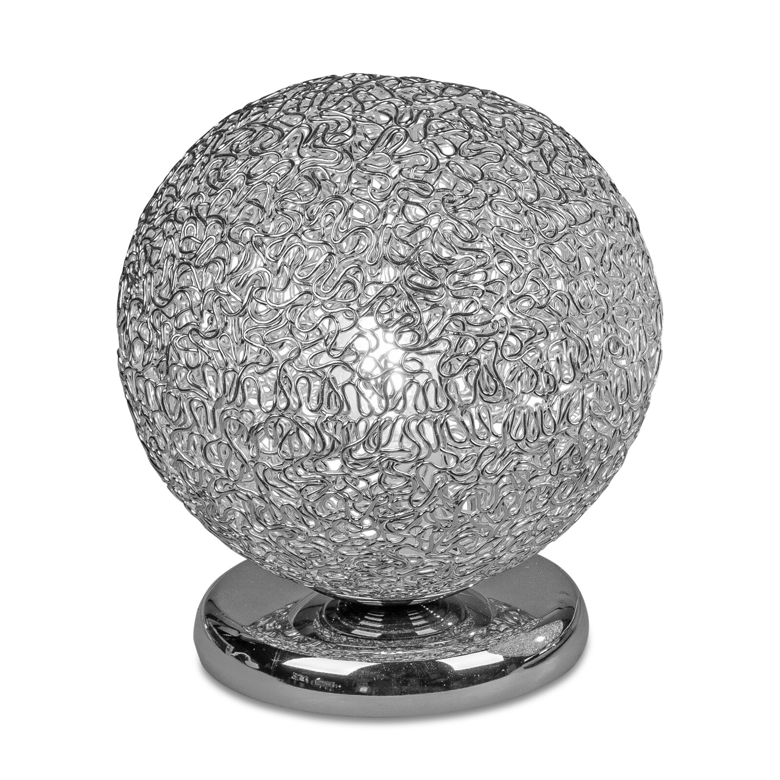 formano Lampe Kugel mit Touchfunktion Draht silber - Bild 1