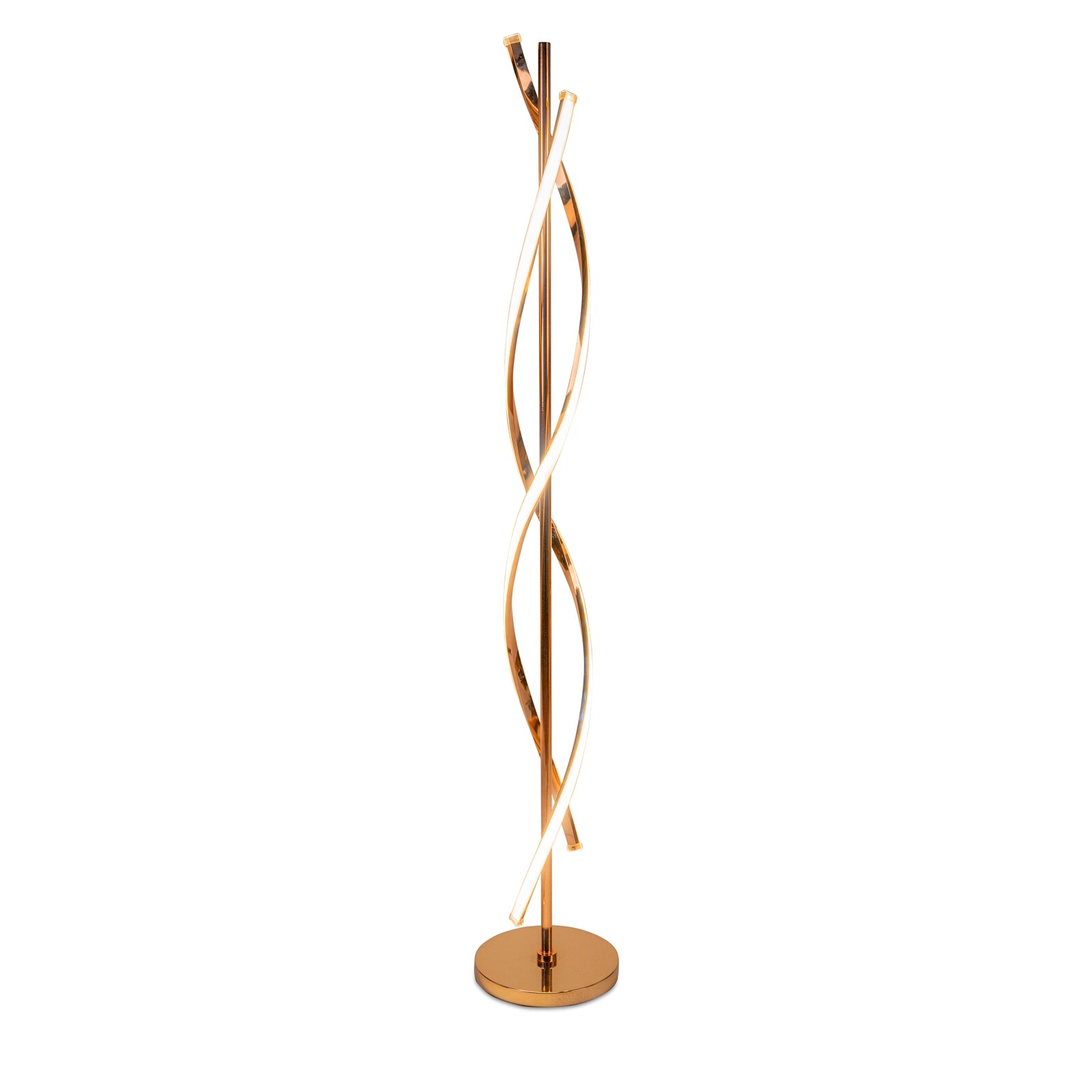 formano LED-Lampe  auf Fu&szlig; Spirale-gold - Bild 1
