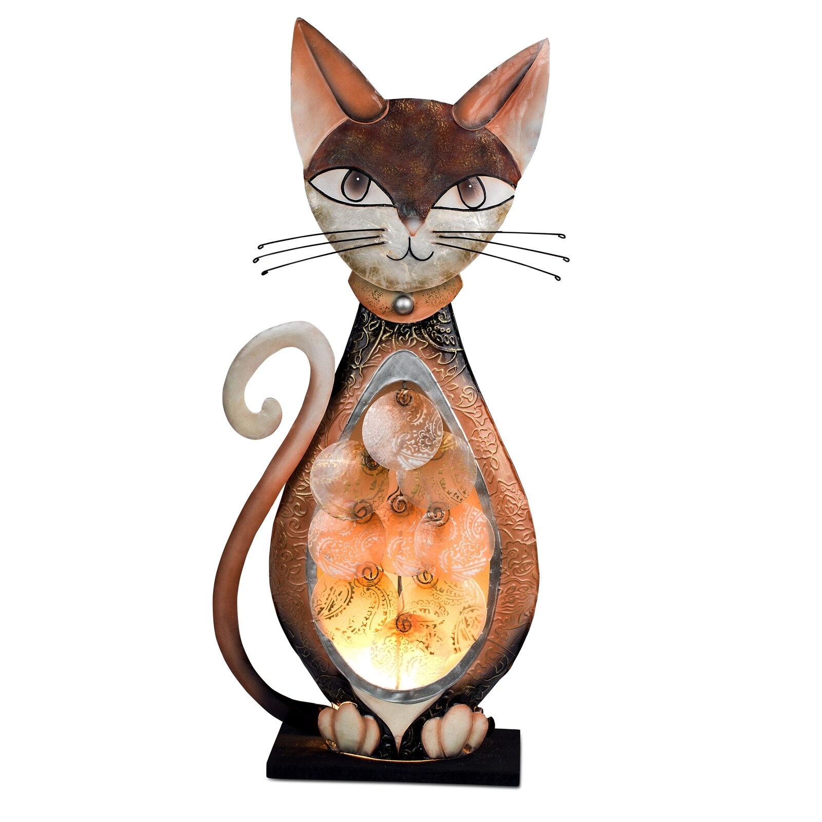 formano Muschel Lampe Katze sitzend - Bild 1