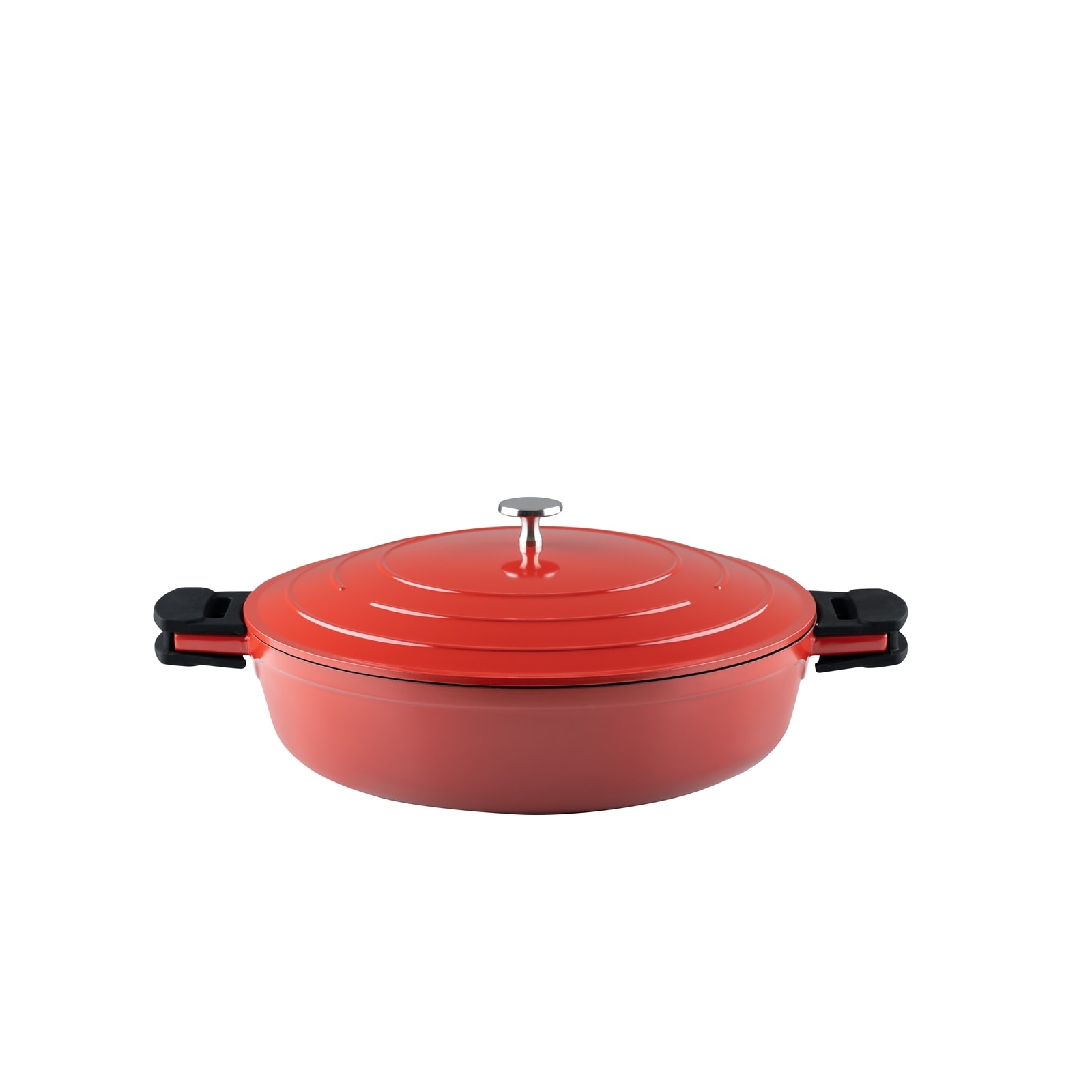 Kelomat Schmorpfanne mit Deckel Keramika Red - Bild 1