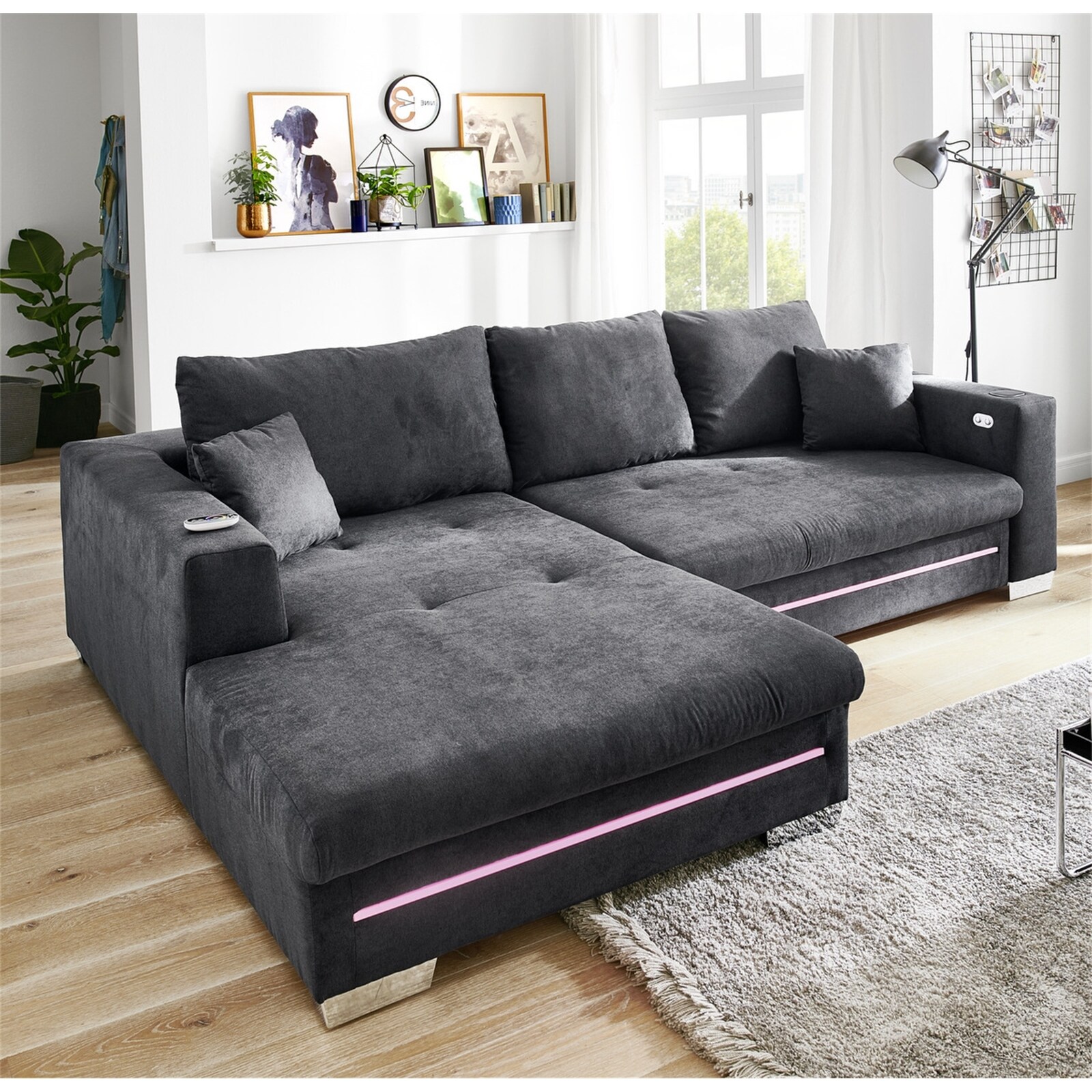 HTI-Living Wohnlandschaft Otto links Aurora - Bild 1