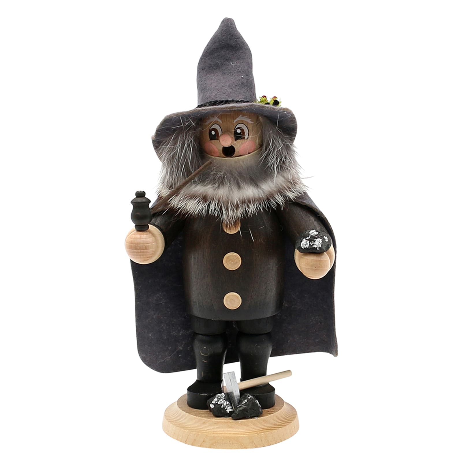 SIGRO R&auml;uchermann mit Umhang Berggeist Alfons - Bild 1