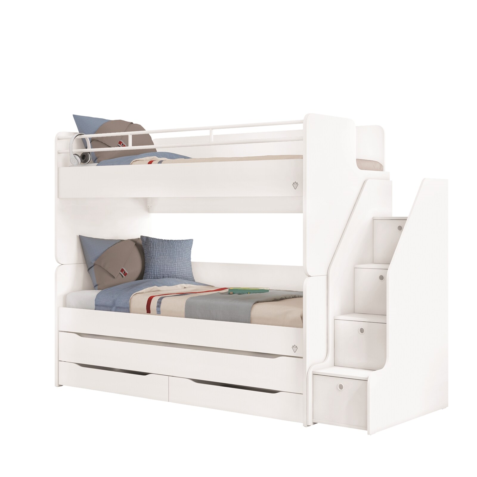 HTI-Living Etagenbett Komplettset Wei&szlig; - Bild 1