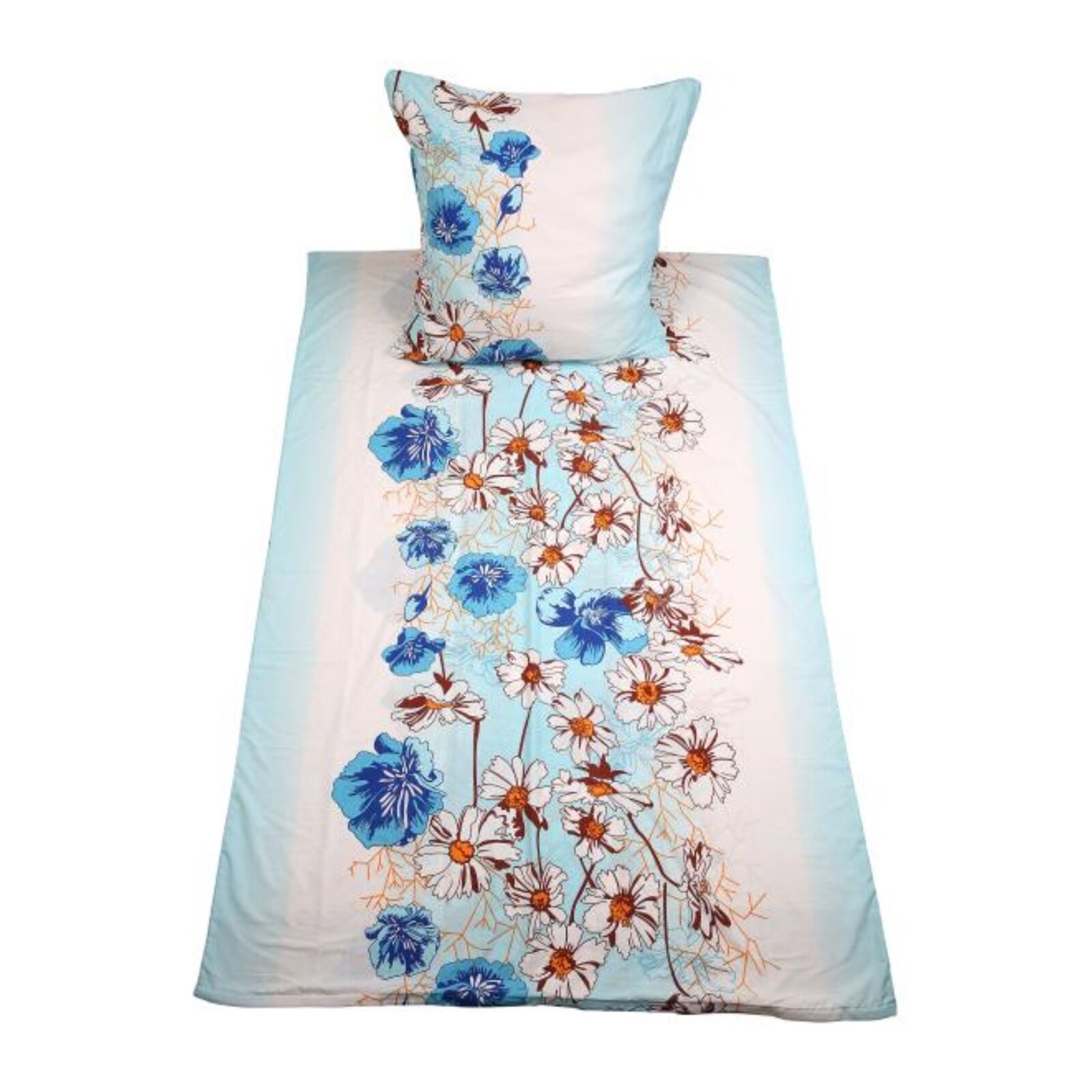 HTI-Living Bettw&auml;sche 2-teiliges Set 135 x 200 G&auml;nsebl&uuml;mchen - Bild 1