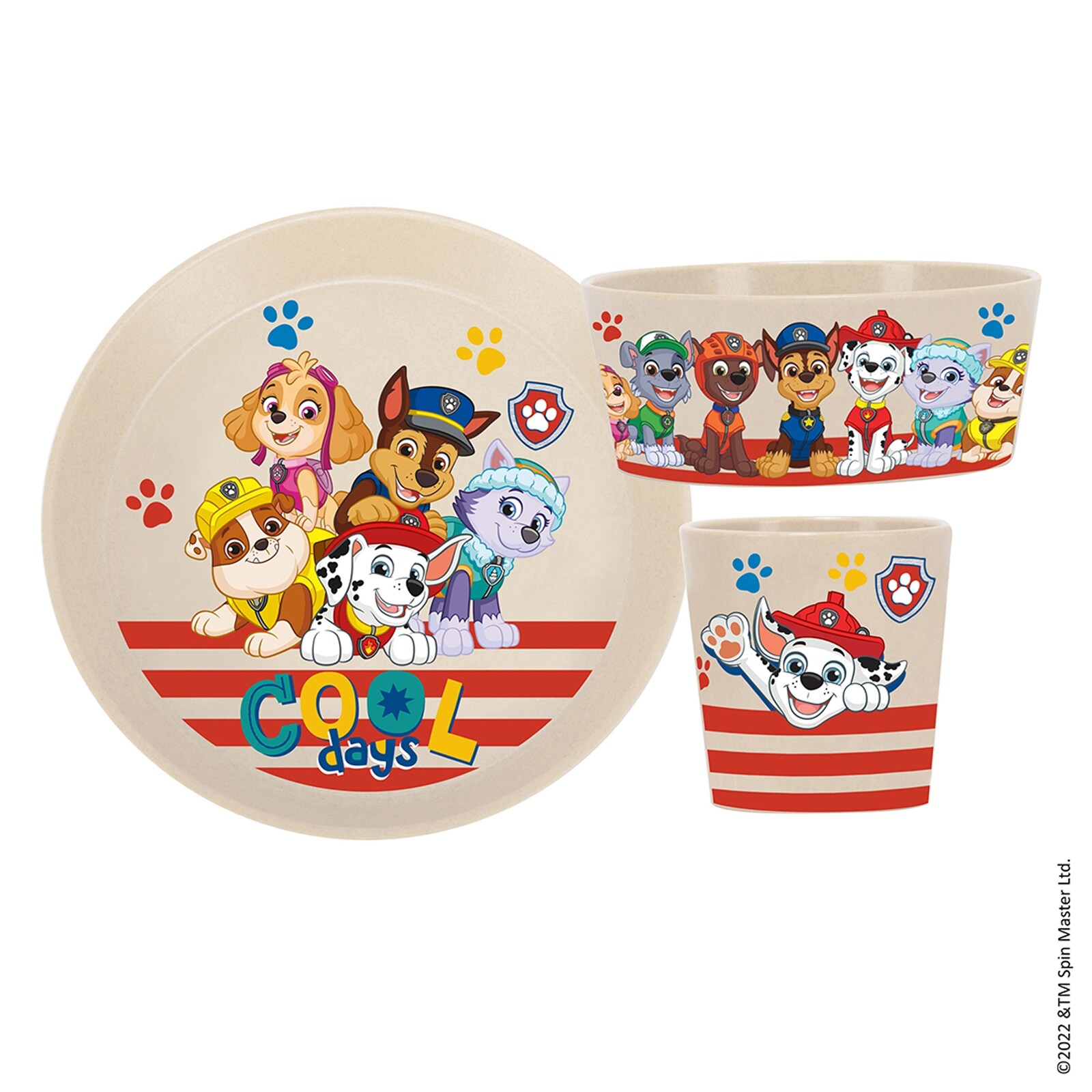 Koziol Geschirrset 3-teilig f&uuml;r Kinder CONNECT PAW PATROL - Bild 1