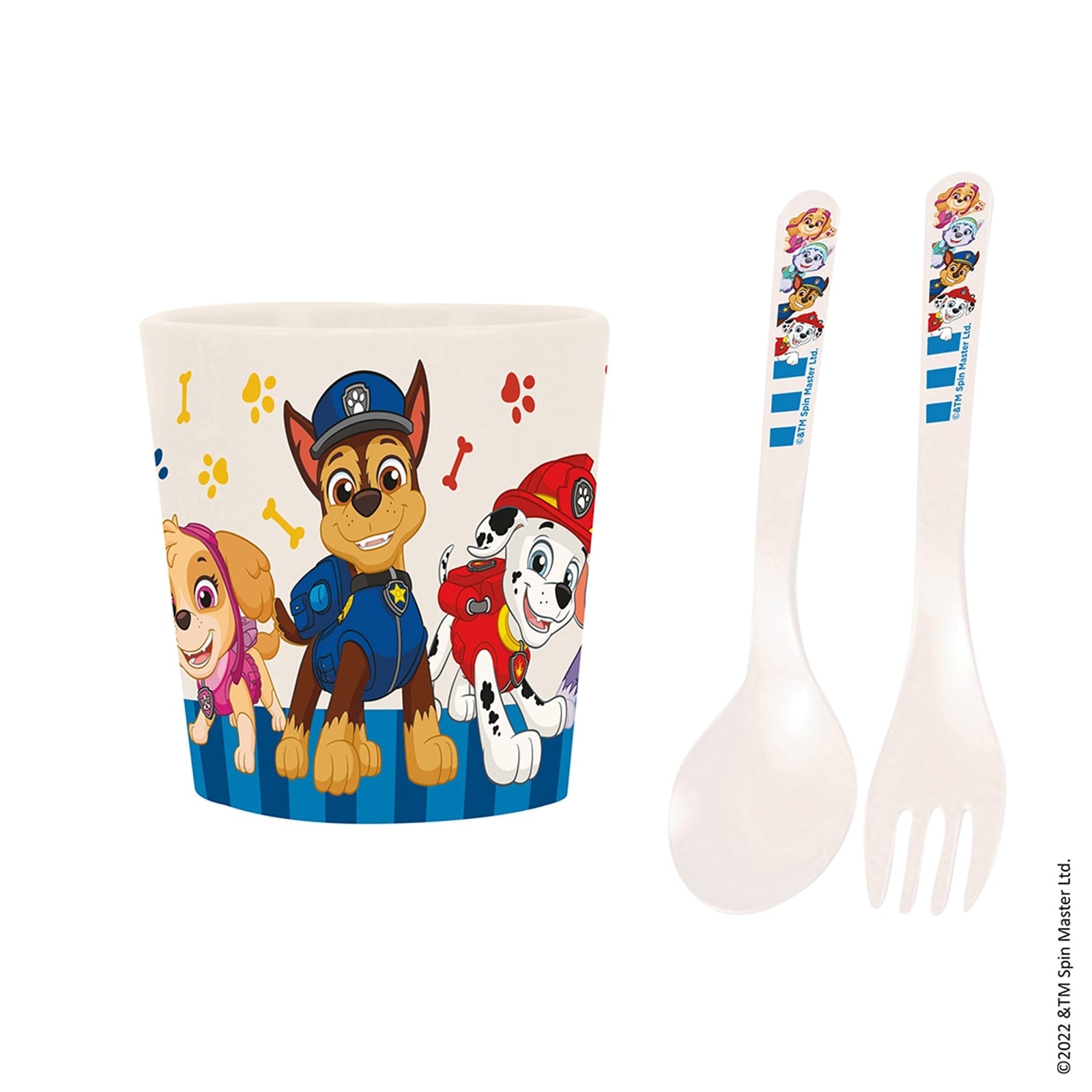 Koziol Becher und Besteckset f&uuml;r Kinder EASY EATER SET PAW PATROL - Bild 1