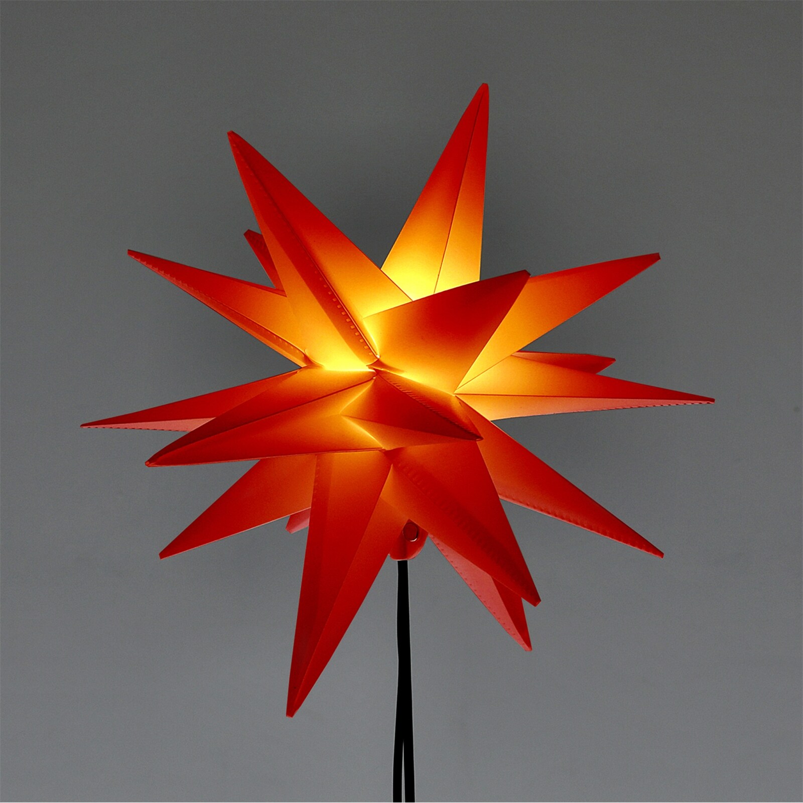 Cepewa LED Adventsstern Rot  25 cm mit Erdspie online kaufen bei Netto