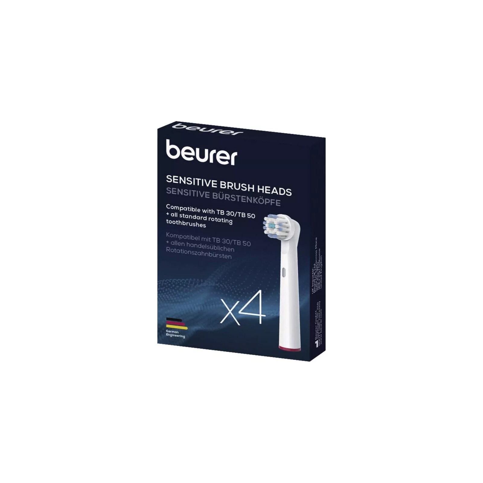 Beurer Sensitive B&uuml;rstenk&ouml;pfe 4 St&uuml;ck - Bild 1