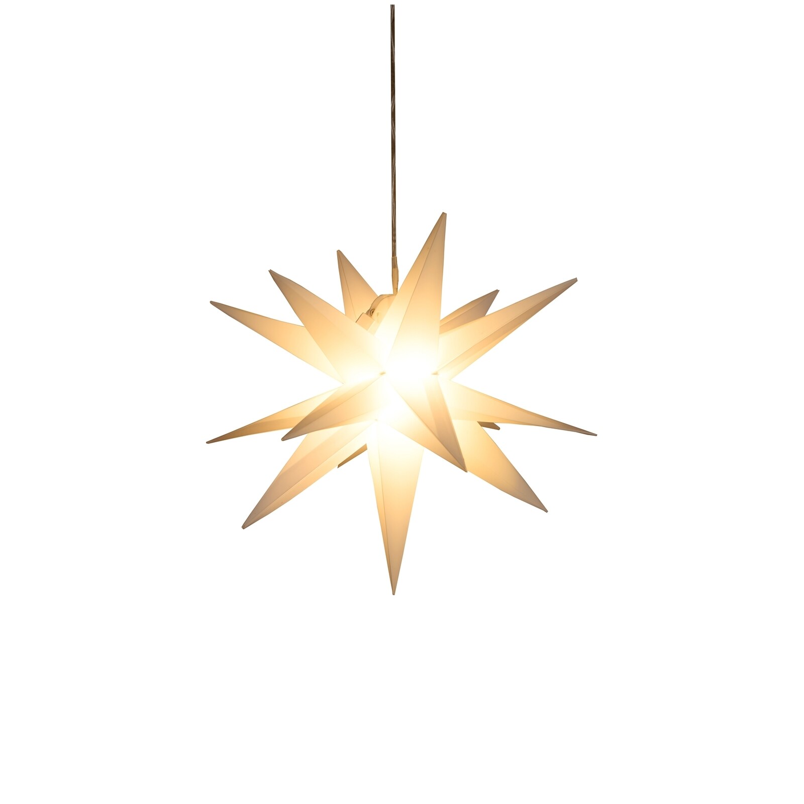 Expo B&ouml;rse Leuchtstern &Oslash; 27 cm Wei&szlig; - Bild 1