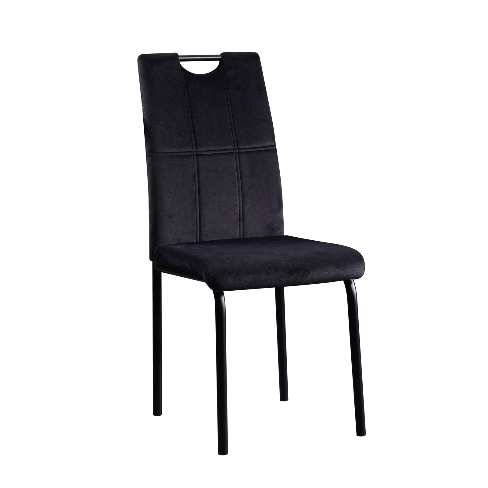 HTI-Living Stuhl Denton Velvet Schwarz - Bild 1