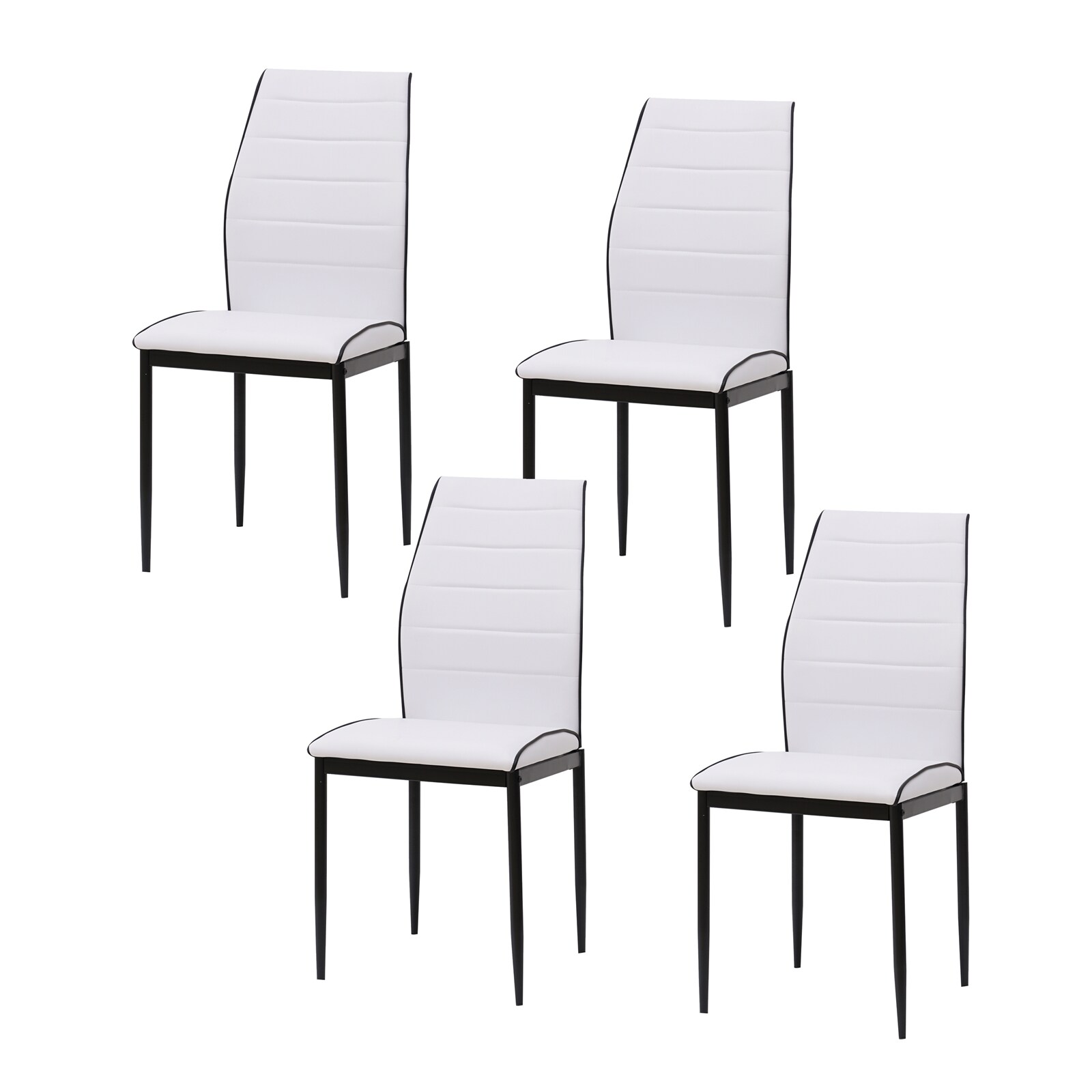 HTI-Living Stuhl Madison PU Weiß