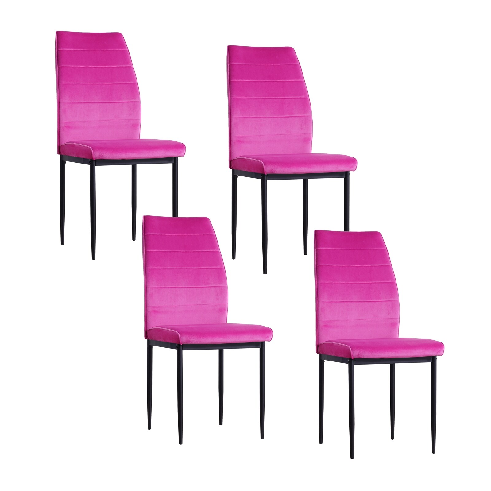 HTI-Living Stuhl Madison Velvet Pink - Bild 1