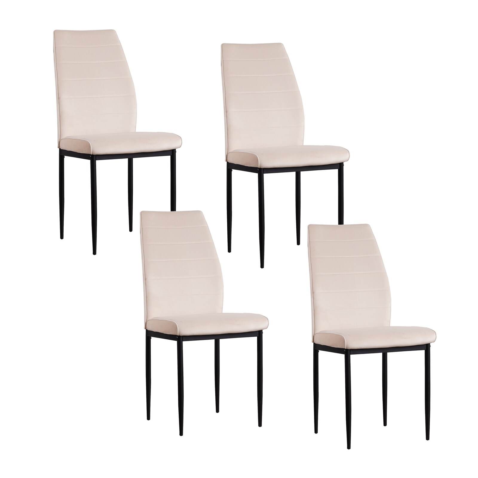 HTI-Living Stuhl Madison Velvet Creme