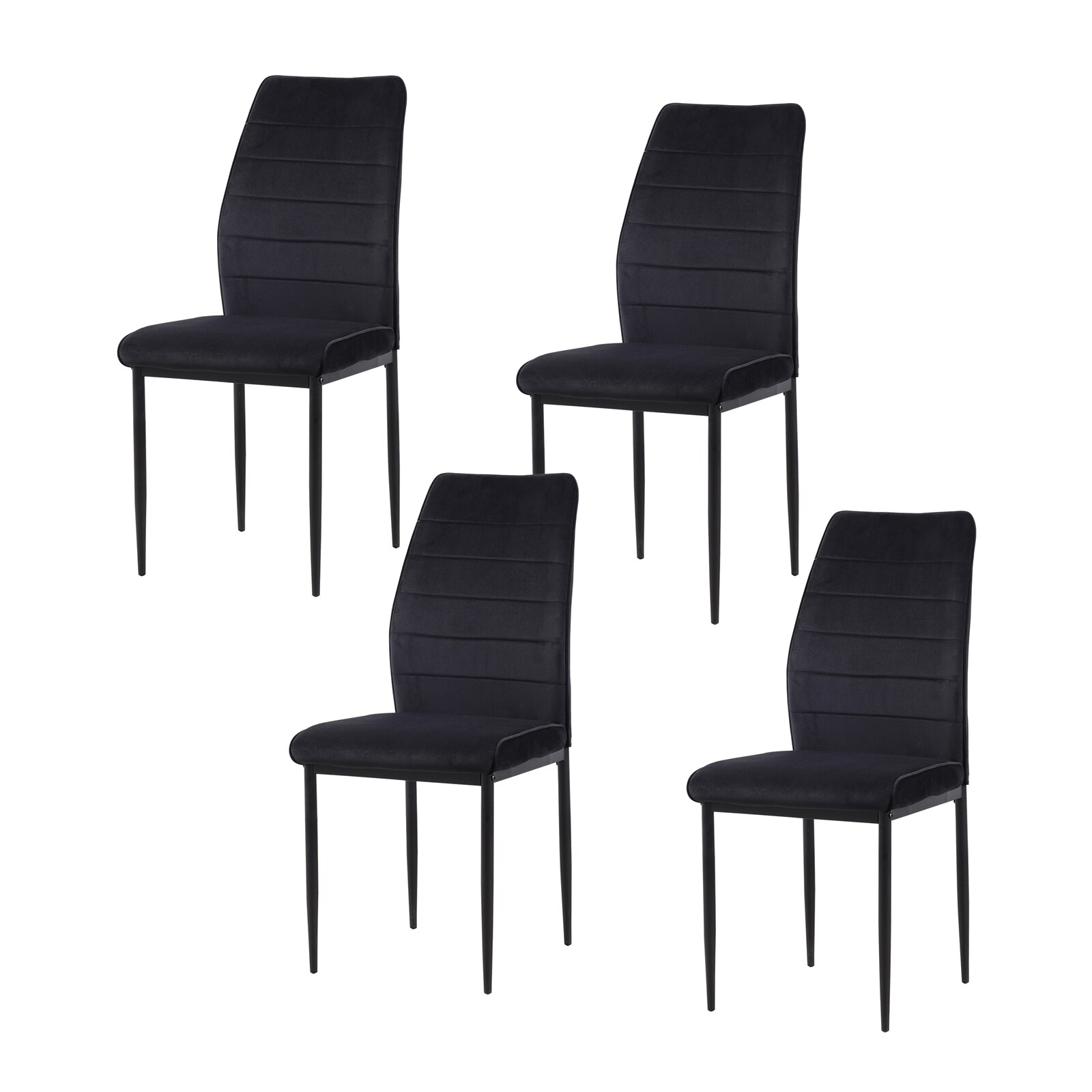 HTI-Living Stuhl Madison Velvet Schwarz - Bild 1
