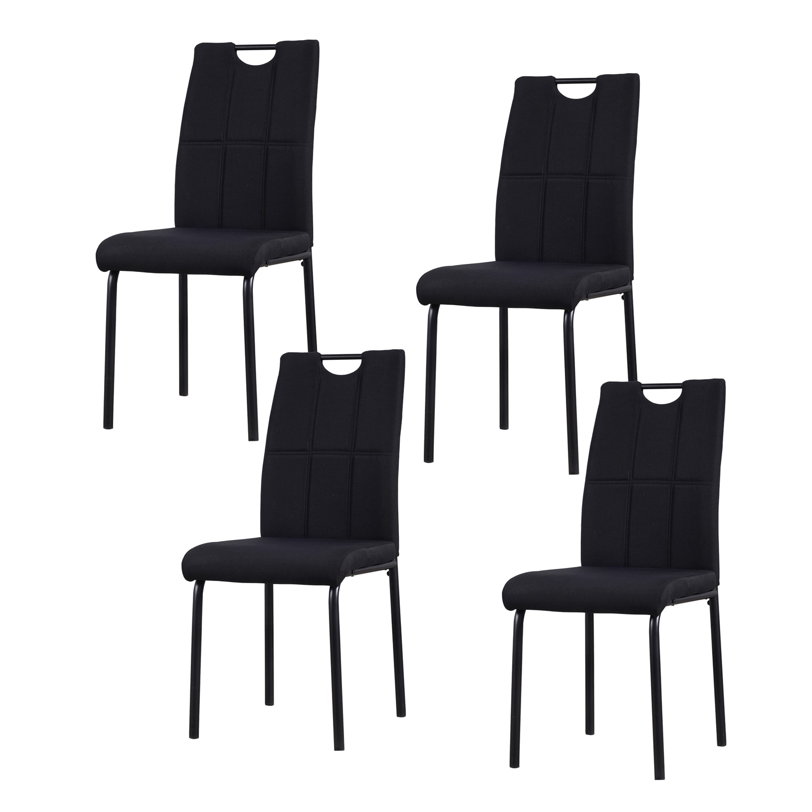 HTI-Living Stuhl Denton Schwarz - Bild 1