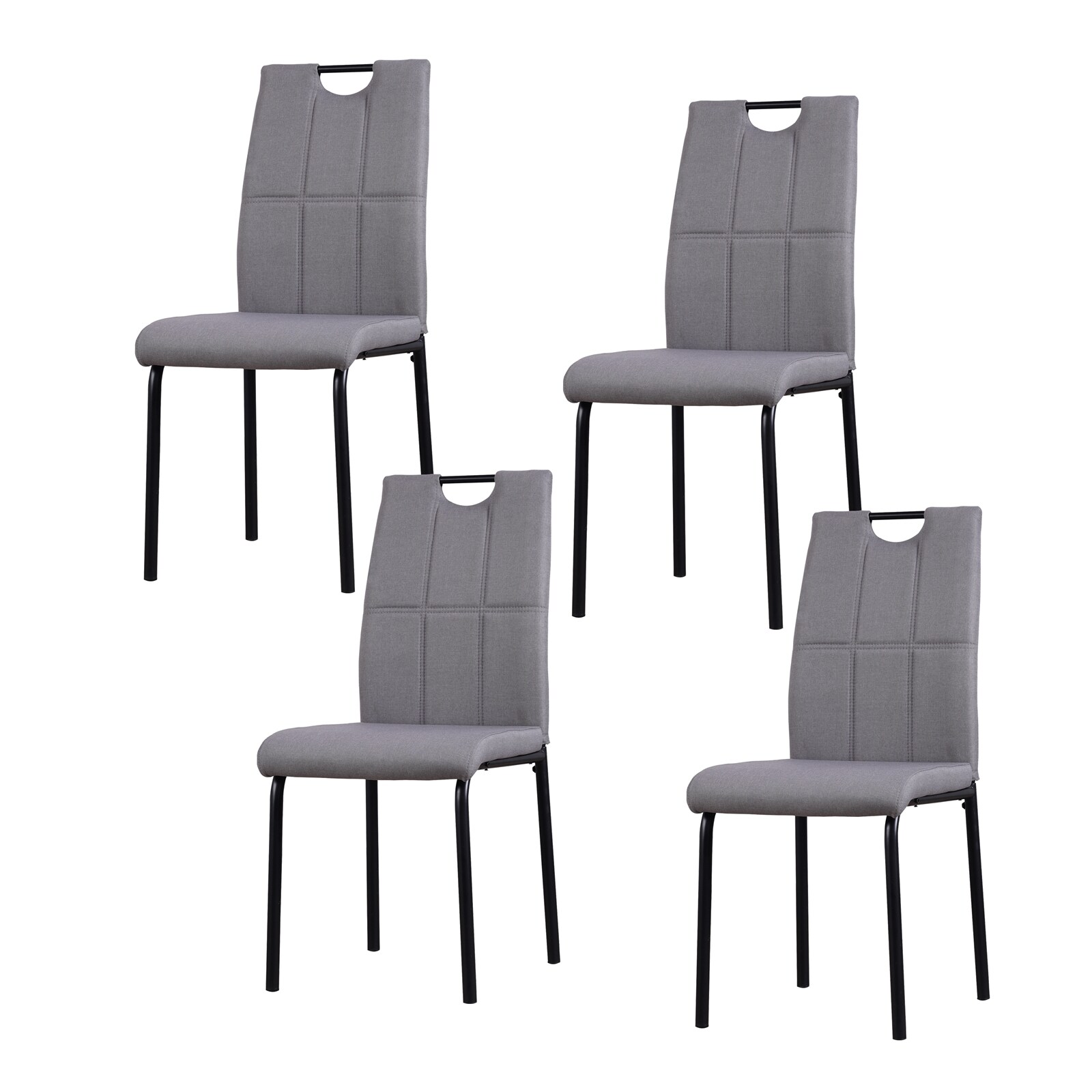 HTI-Living Stuhl Denton Hellgrau - Bild 1