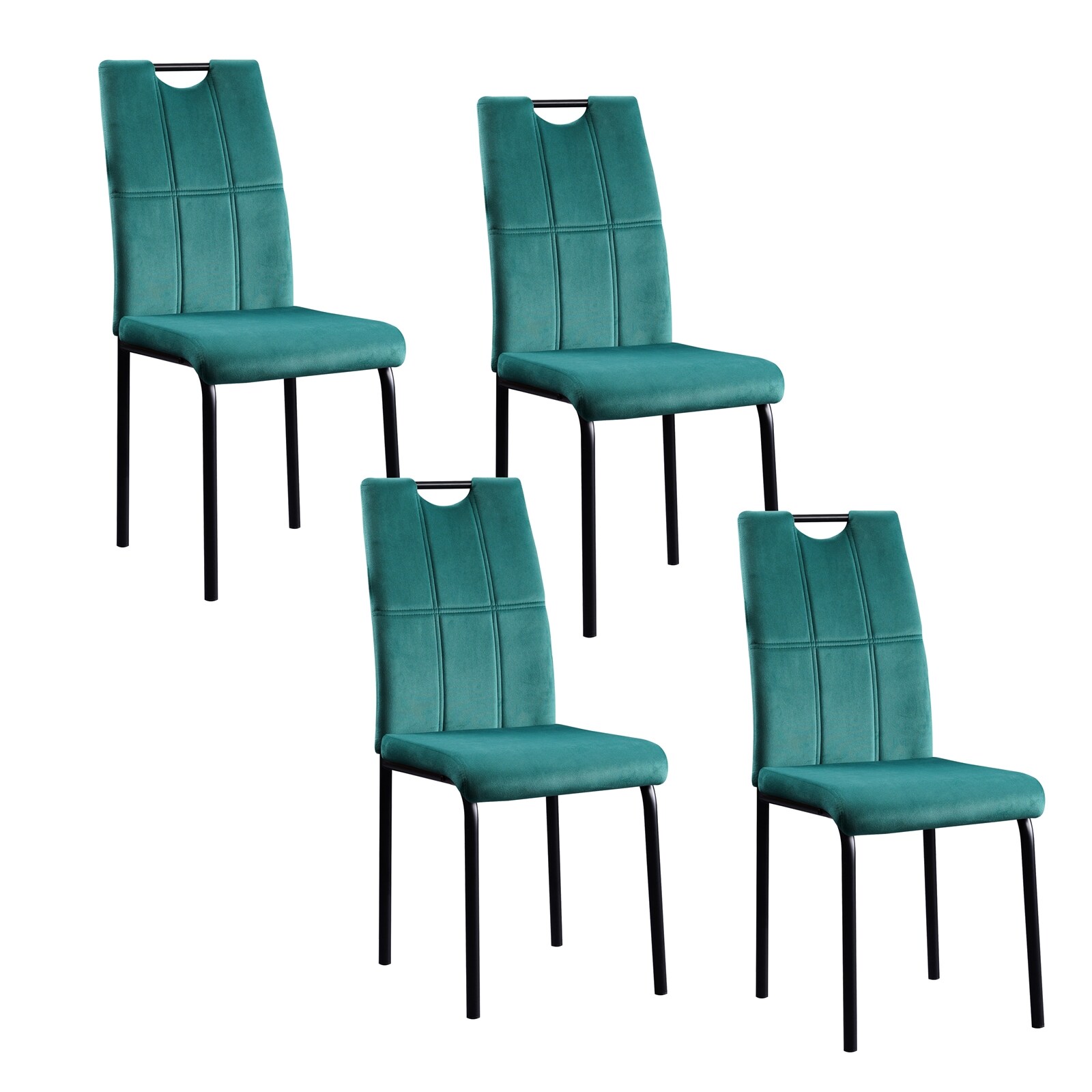 HTI-Living Stuhl Denton Velvet Grün