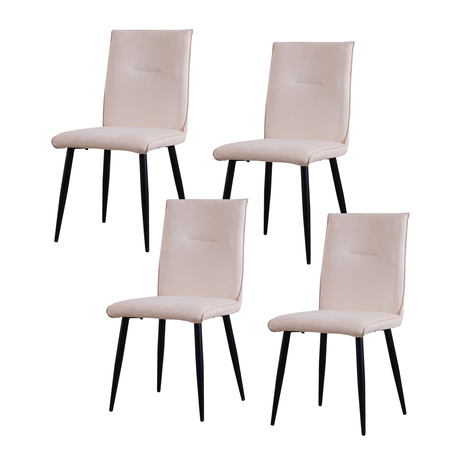 HTI-Living Stuhl Salinas Velvet Creme
