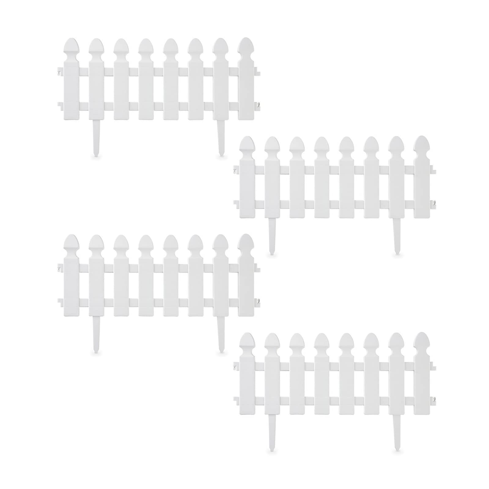 HTI-Living Zierzaun Palisade 4-teilig Nessa - Bild 1