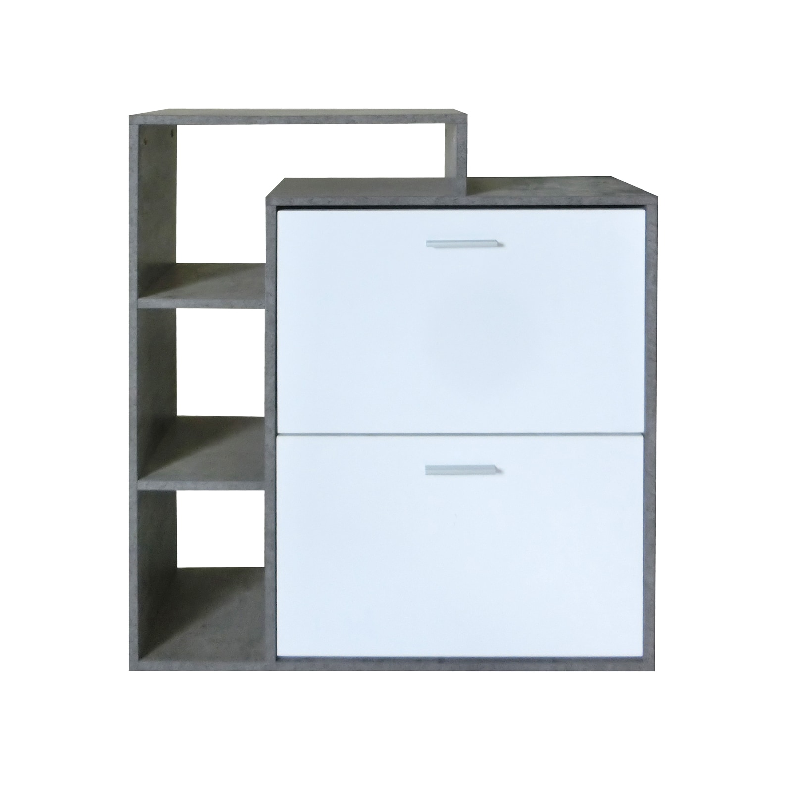 HTI-Living Schuhschrank Lisa Beton-Wei&szlig; - Bild 1