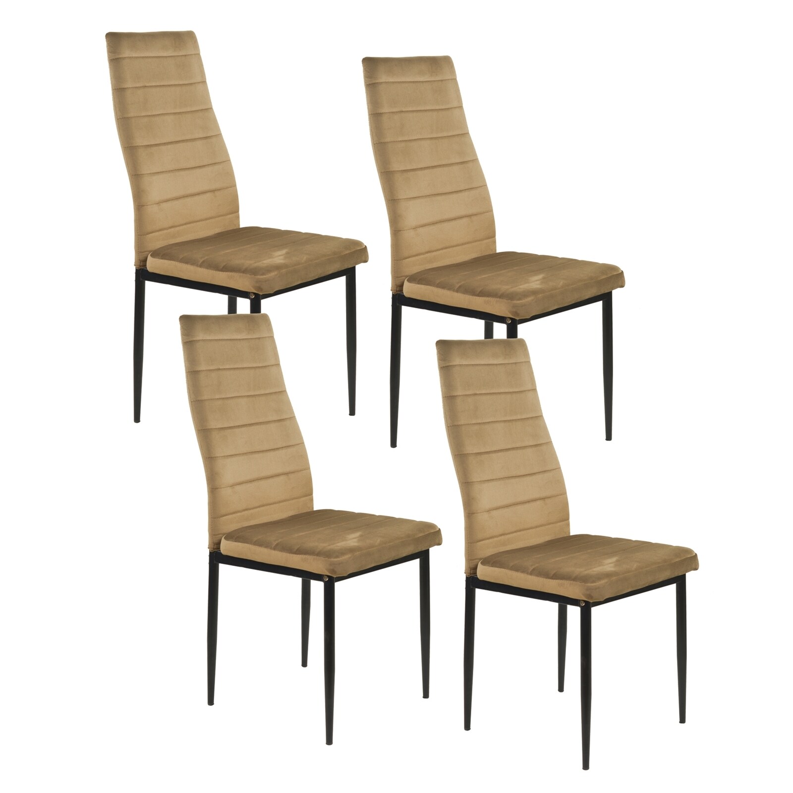 HTI-Living Stuhl Memphis Velvet Braun - Bild 1