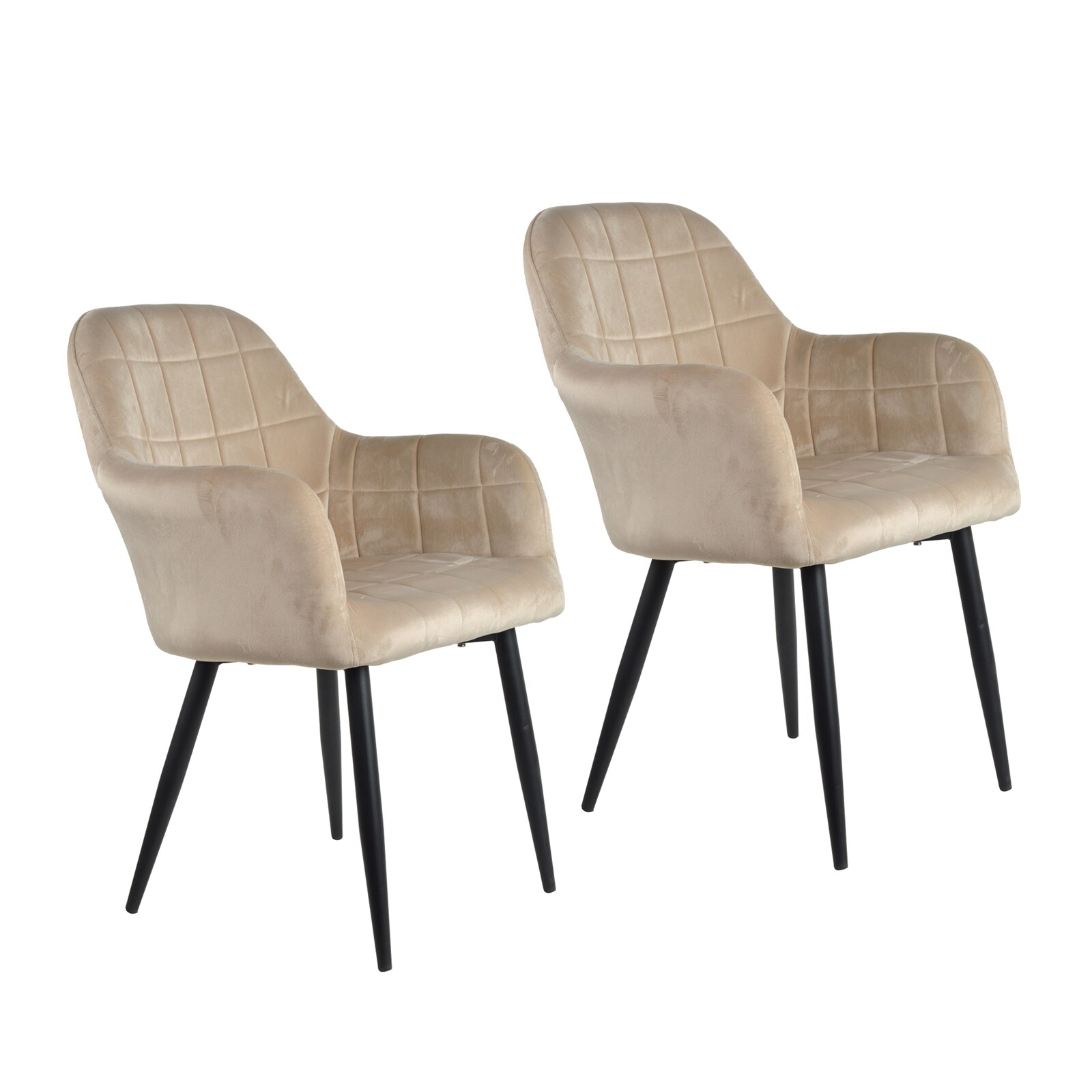 HTI-Living Stuhl Albany Velvet Creme - Bild 1