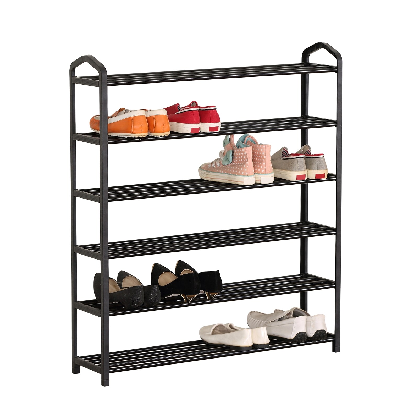 HTI-Living Schuhregal 6 Ebenen Lena Schwarz - Bild 1