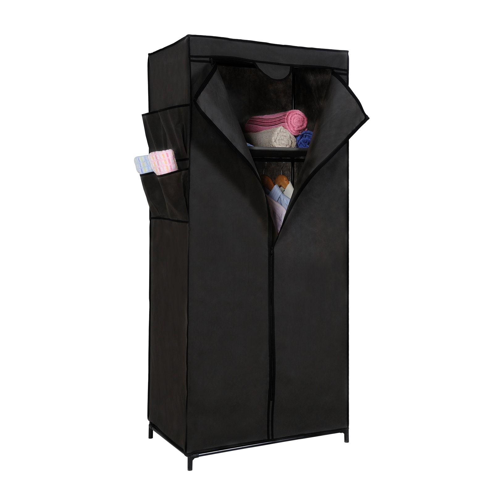 HTI-Living Stoffschrank L Lena Dunkelgrau - Bild 1