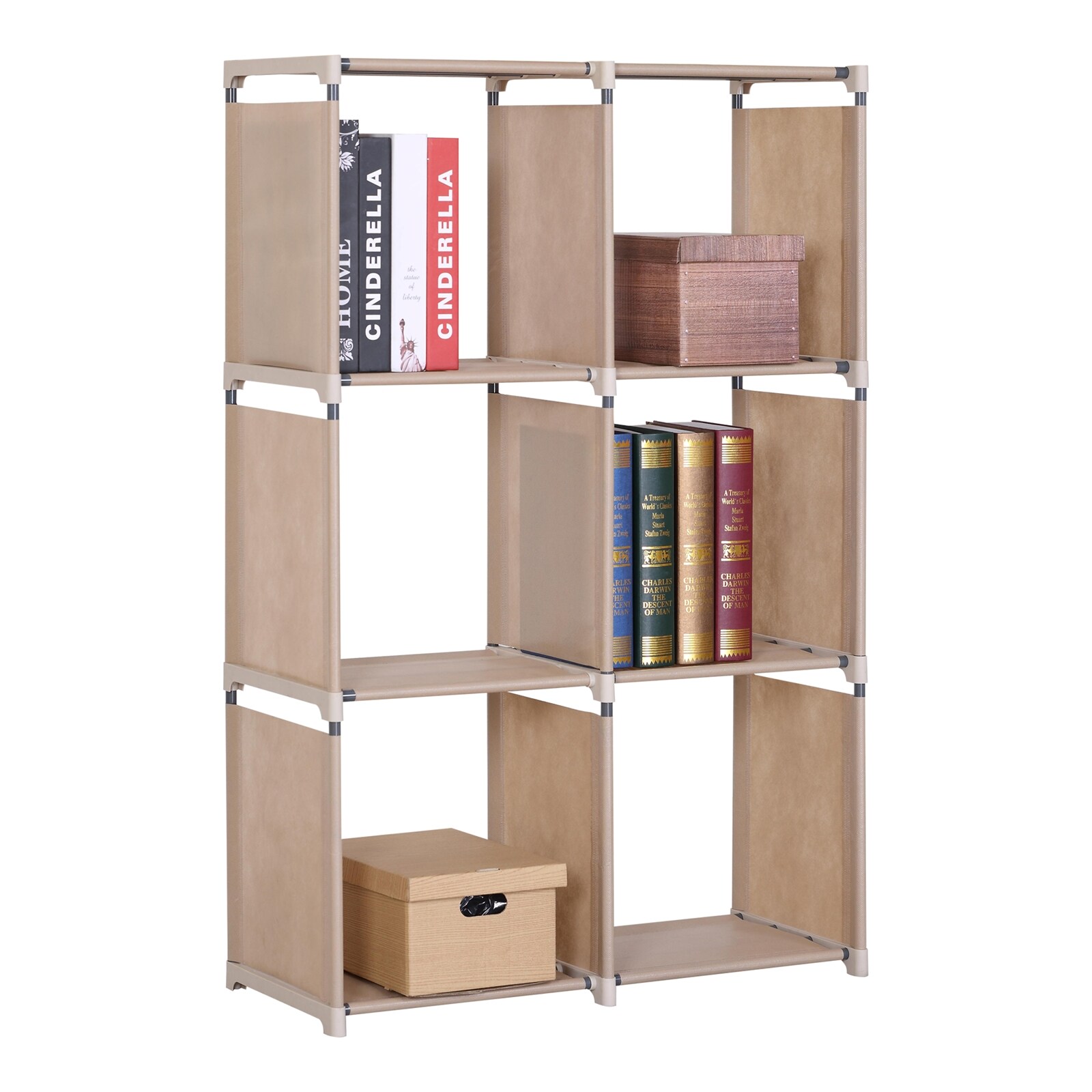 HTI-Living Stoffregal 6 F&auml;cher Lena - Bild 1