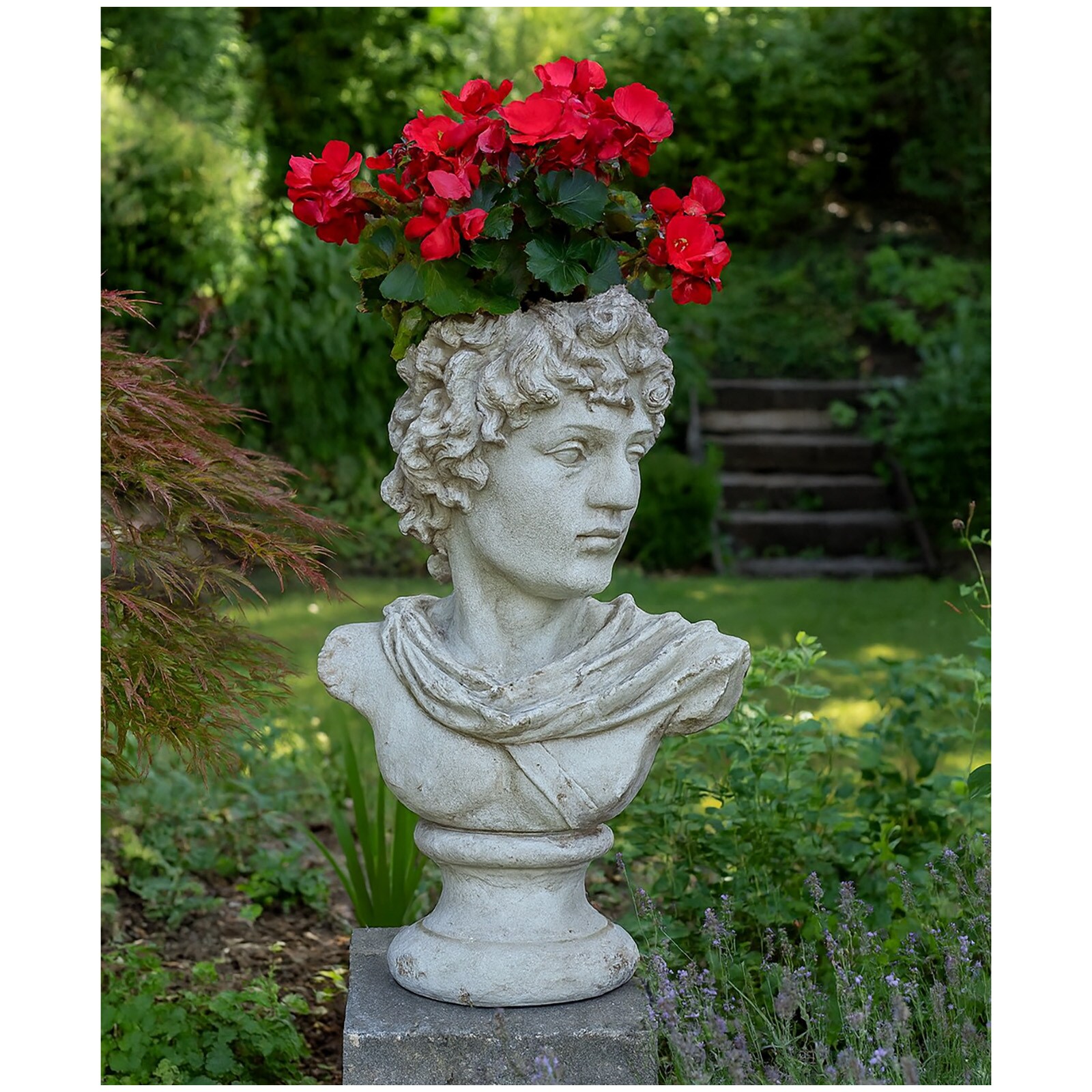 HTI-Living Pflanzgefäß Apollon Büste Ares