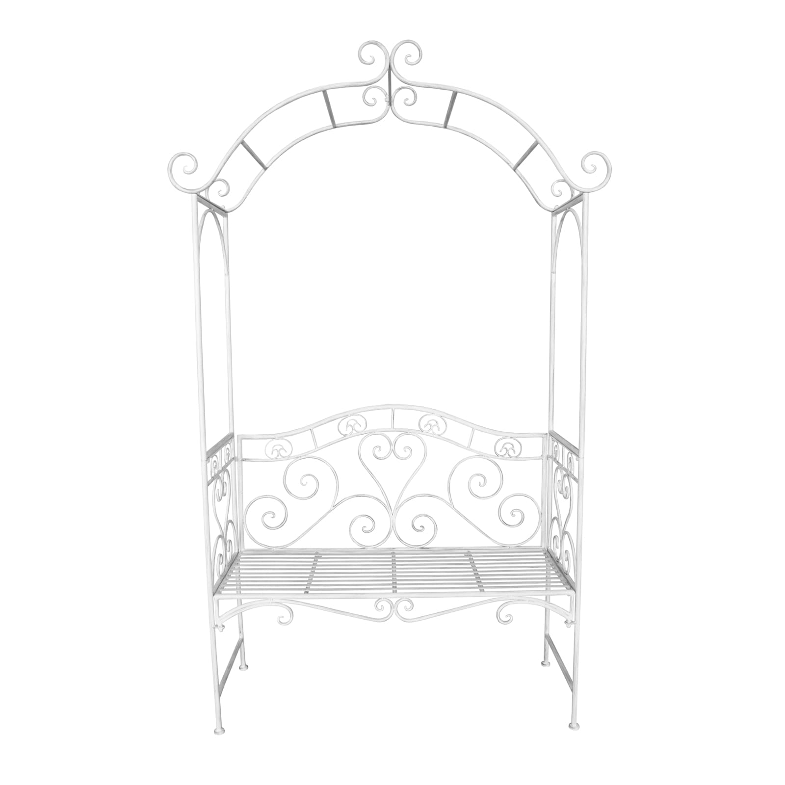 HTI-Living Rosenbogen mit Bank Metall Celia - Bild 1