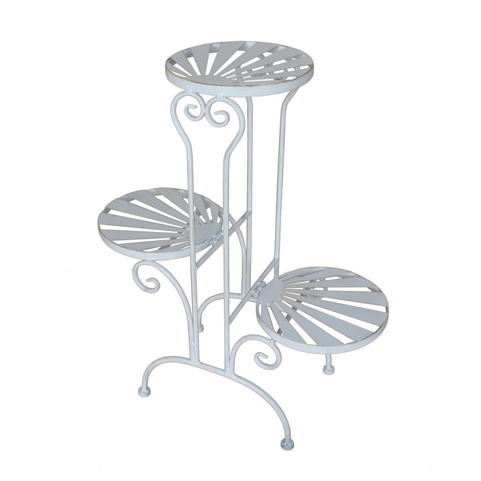 HTI-Living Pflanzenst&auml;nder CELIA Blumentreppe im Vintage-Stil mit 3 Ebenen - Bild 1