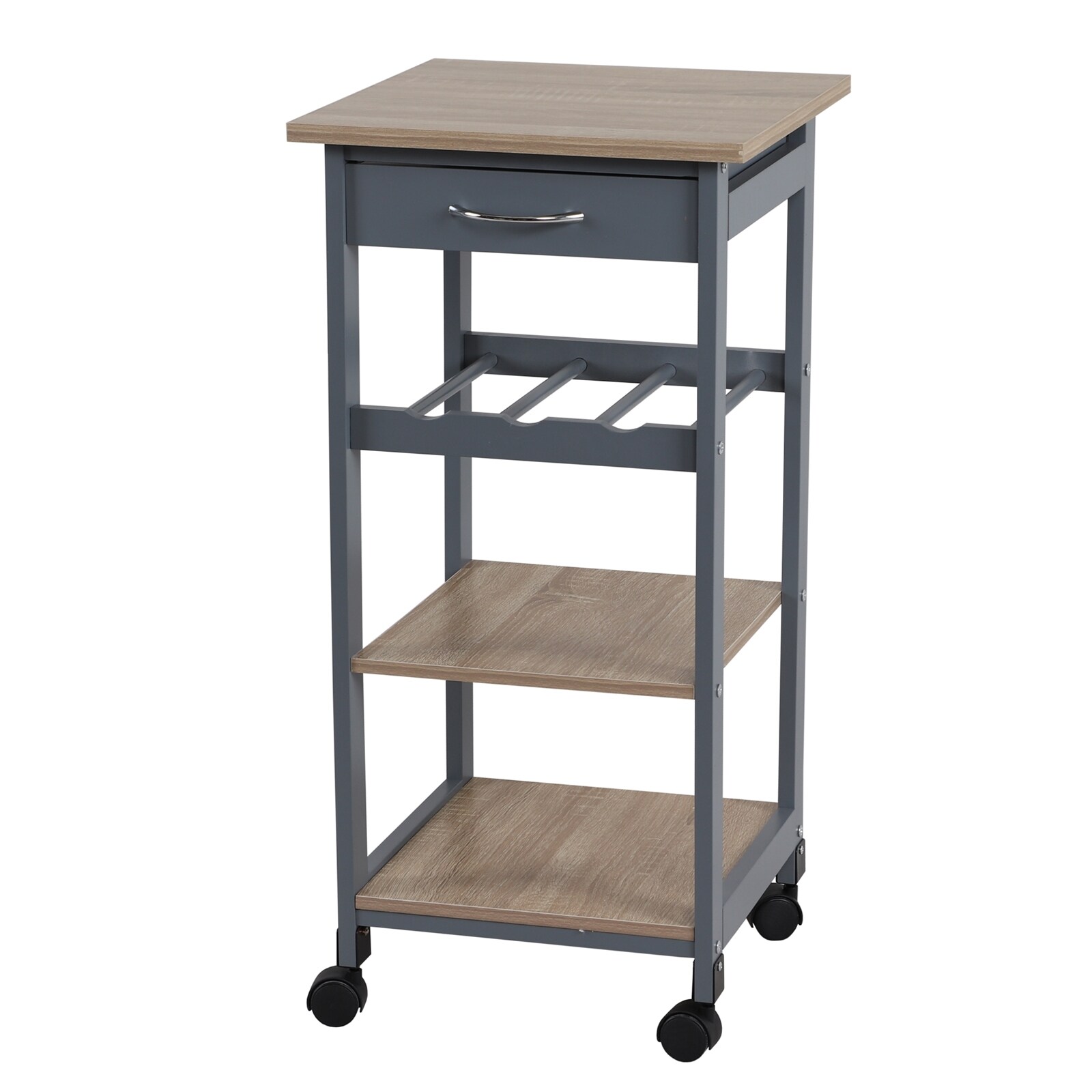 HTI-Living K&uuml;chenrollwagen 3 Ablagefl&auml;chen Skandi - Bild 1