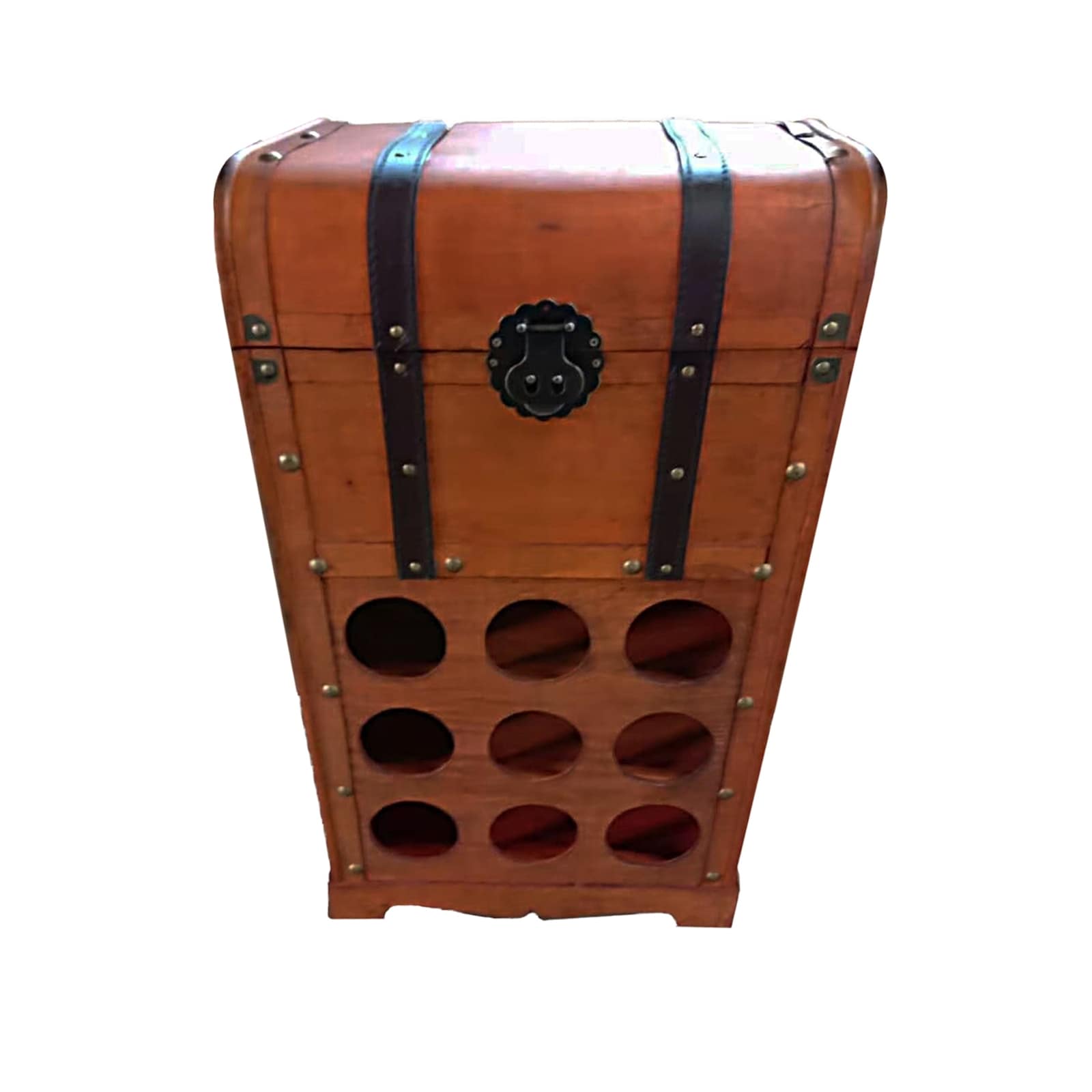 HTI-Living Weinregal Truhe f&uuml;r 9 Flaschen Alistair - Bild 1