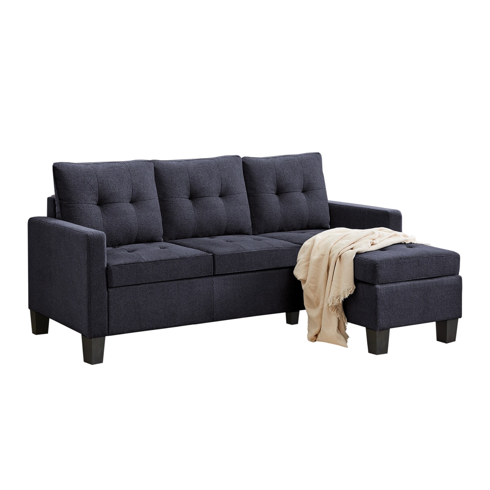 HTI-Living Sofa mit Hocker Visby - Bild 1