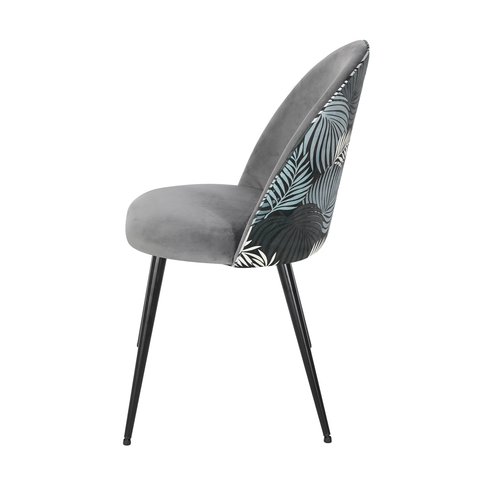 HTI-Living Stuhl Tampa Leaf Grau - Bild 1