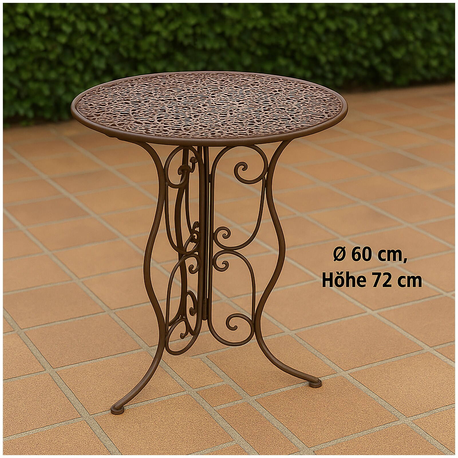 HTI-Living Gartentisch Lani Antik
