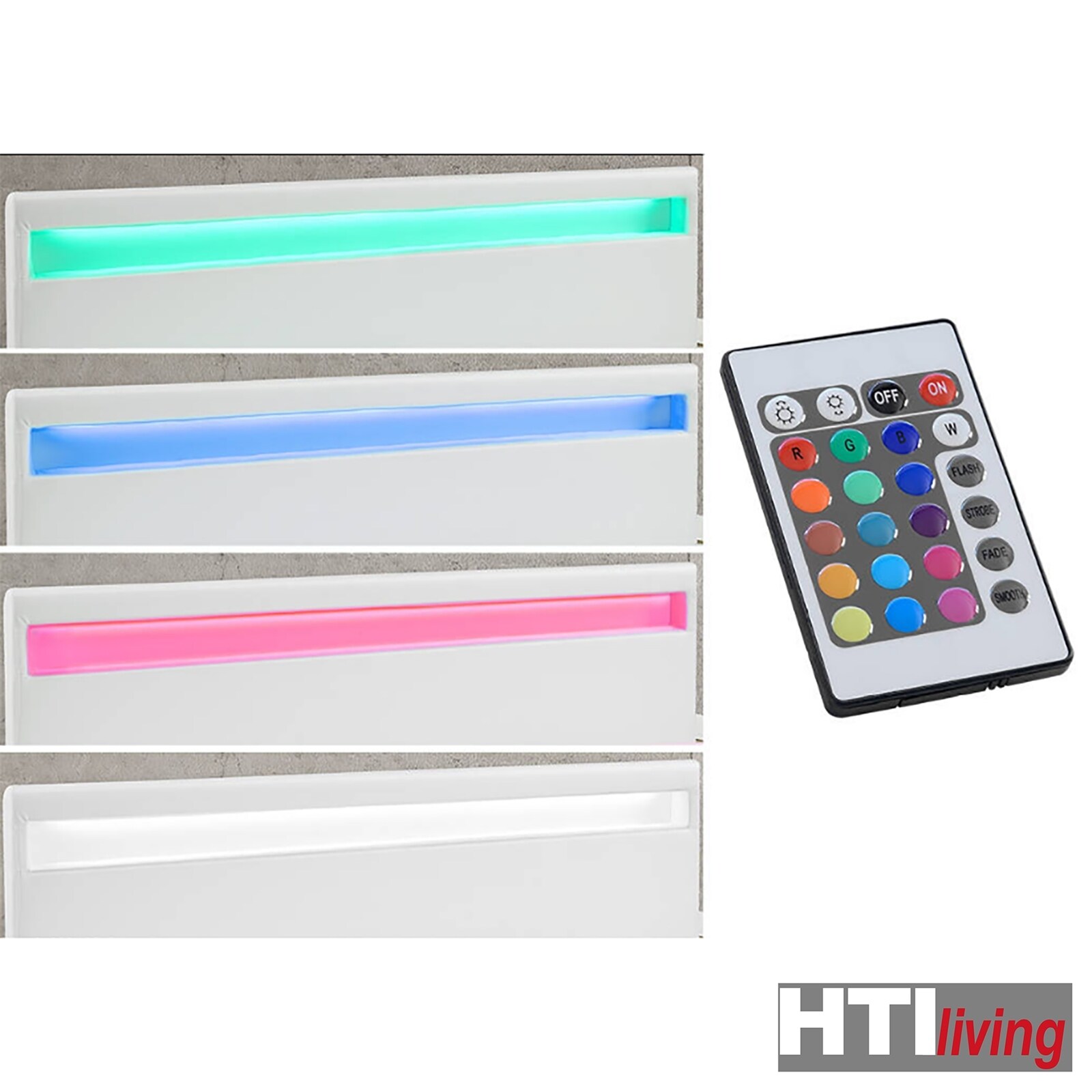 HTI-Living Bett mit LED-Licht 90 x 200 cm Nick - Bild 1