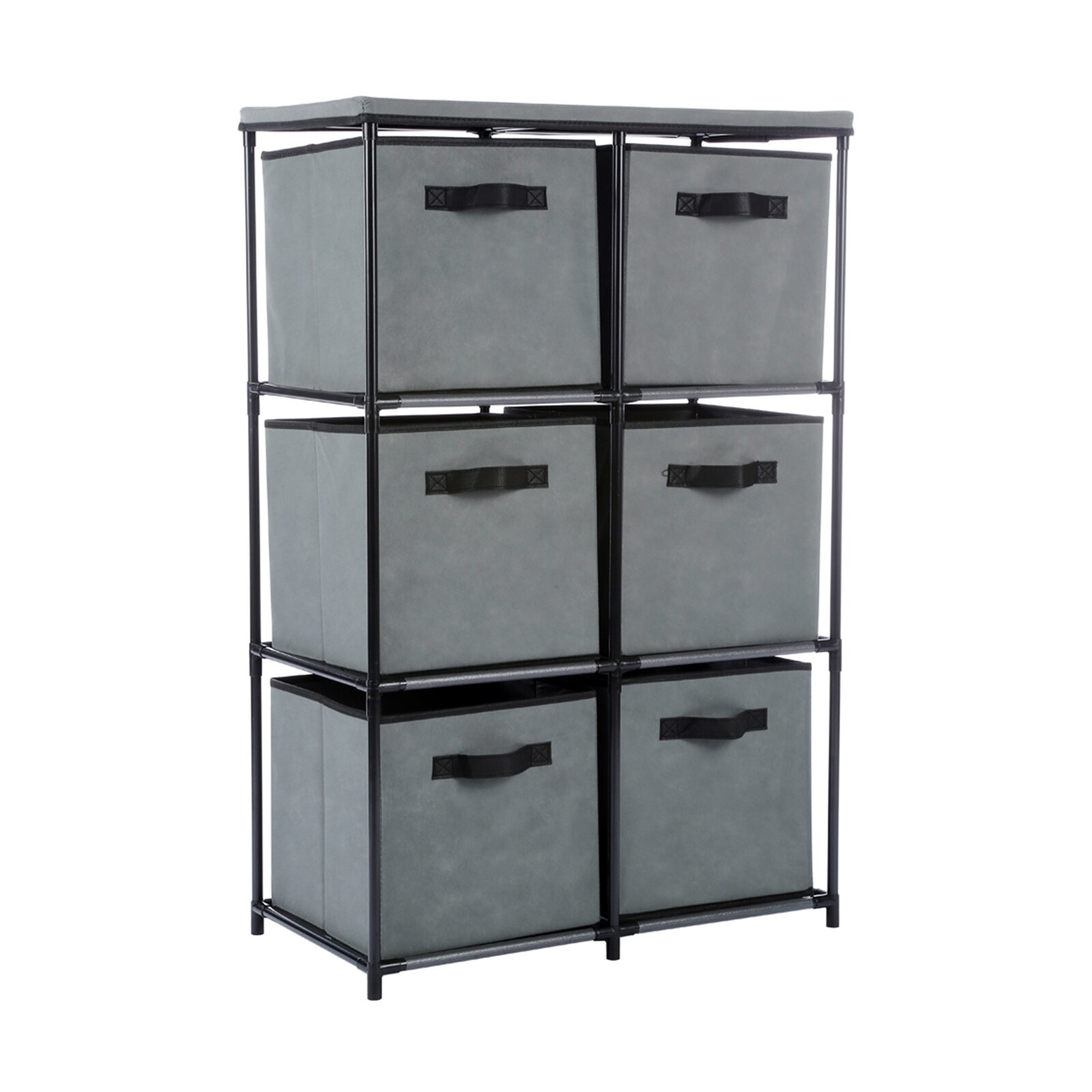 HTI-Living Regal mit 6 Textilboxen Sansa - Bild 1