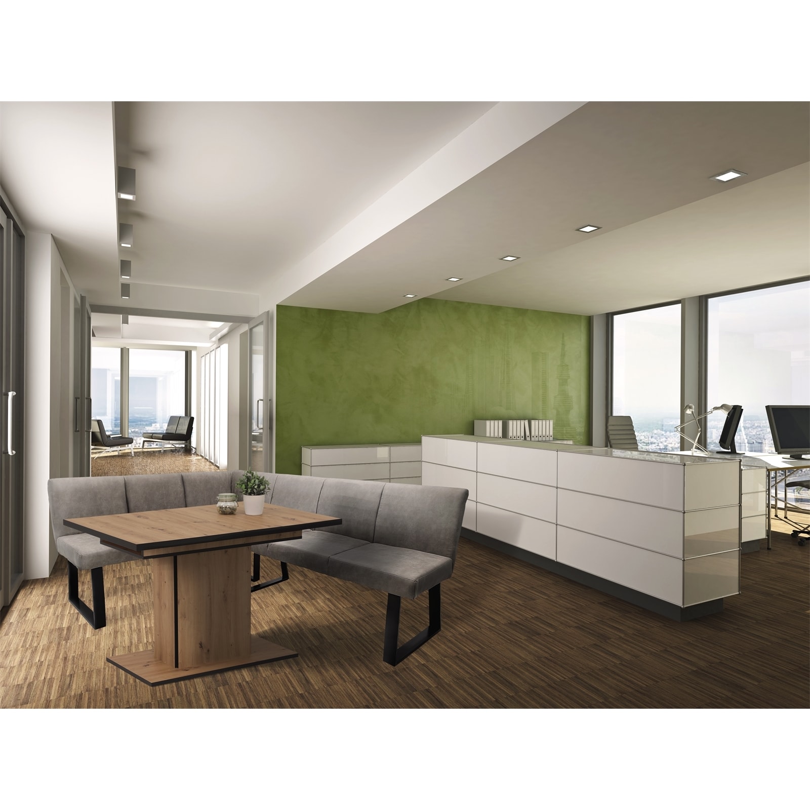 HTI-Living Eckbank 152 x 192 cm Vemal kurzer Schenkel links - Bild 1