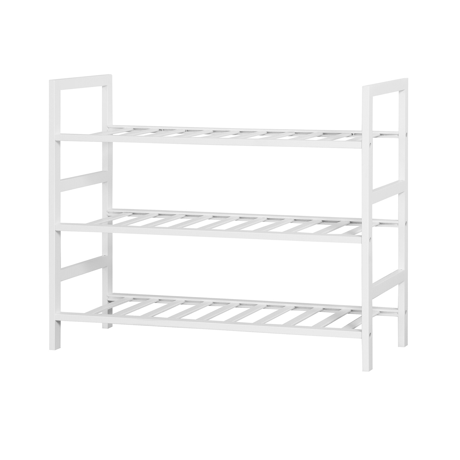 HTI-Living Schuhregal 3 Ebenen Anea Holz Wei&szlig; - Bild 1